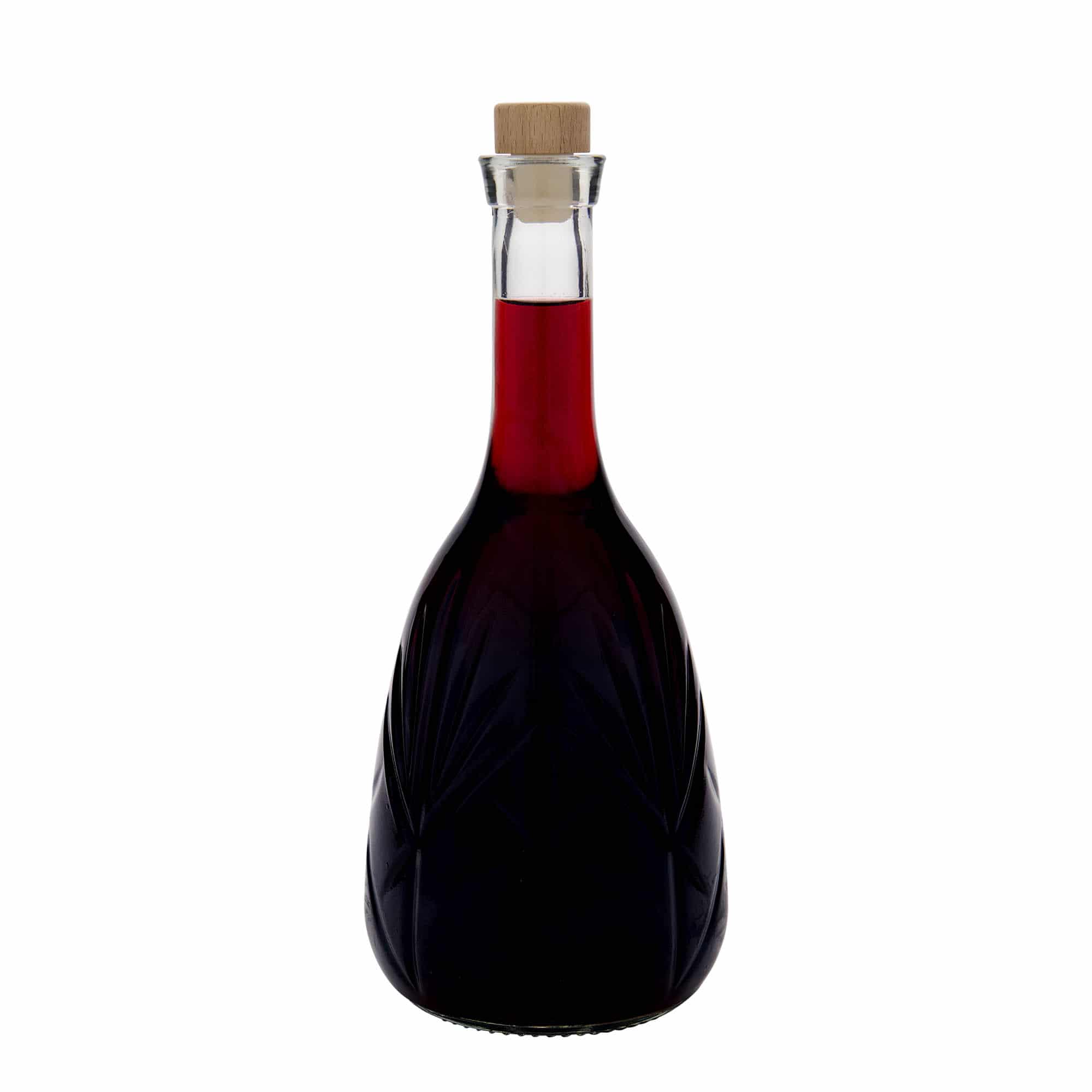 1000 ml glassflaske "Reliefa", åpning: Kork