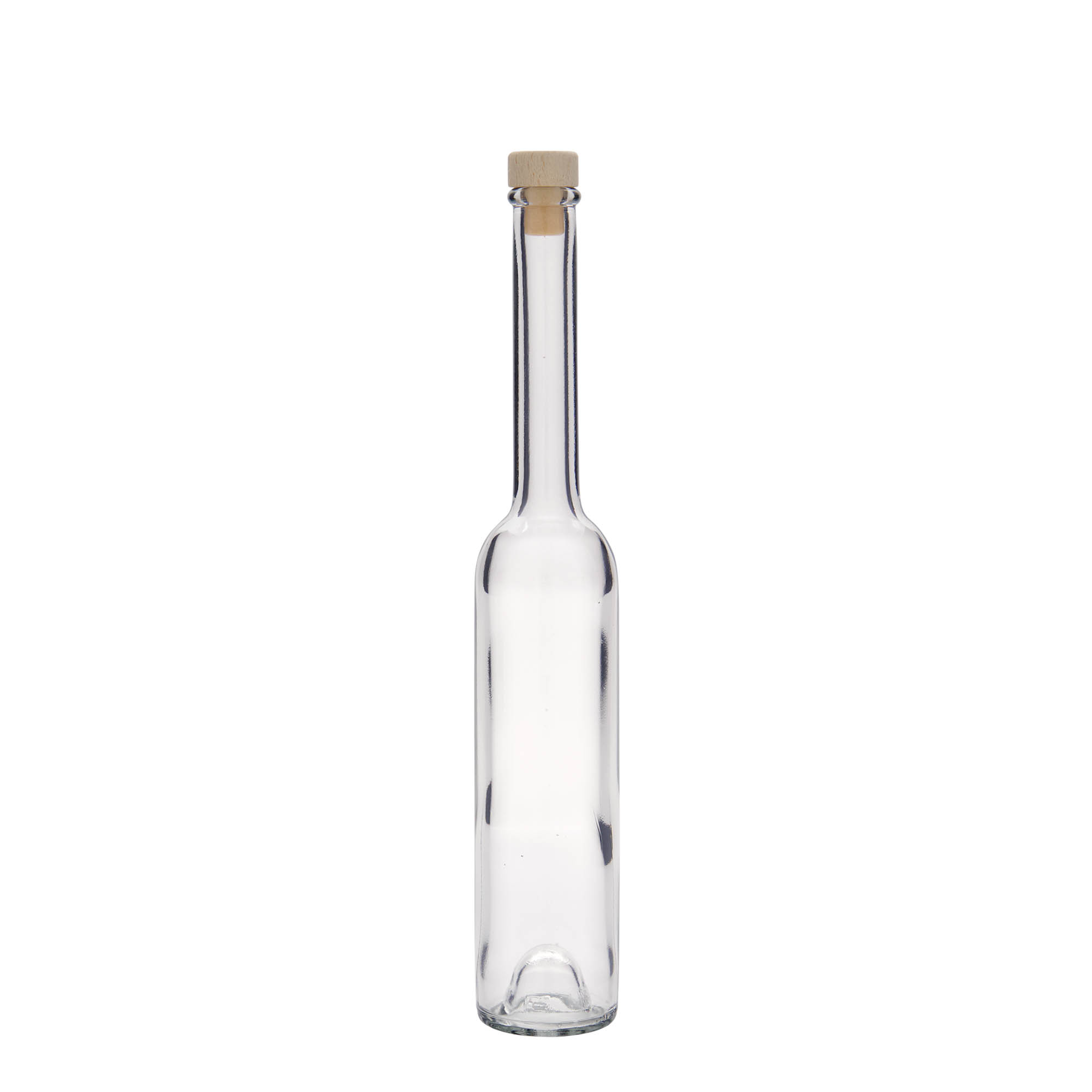 100 ml glassflaske 'Platina', åpning: kork