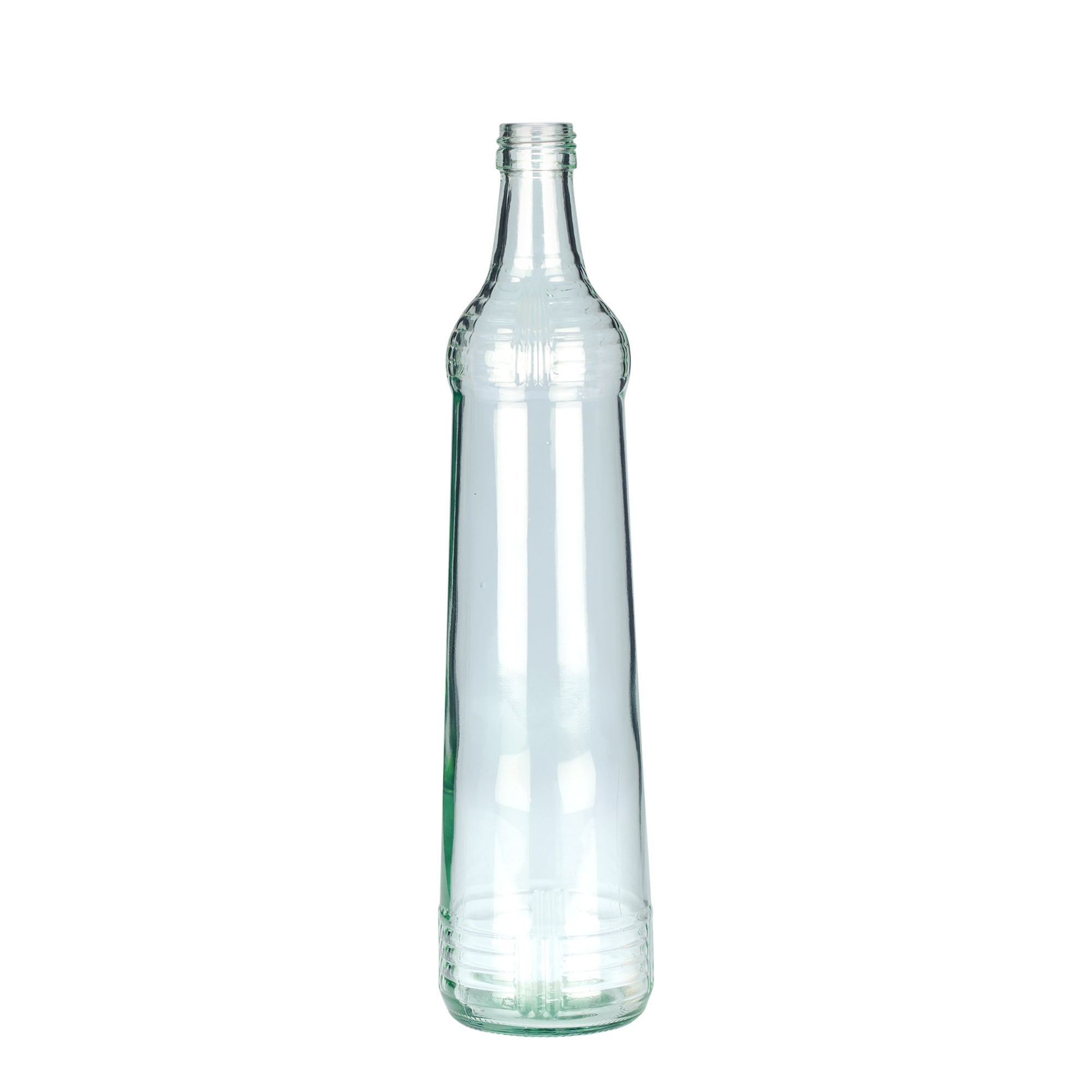 700 ml glassflaske vodka Zwiebelturm, åpning: PP 28