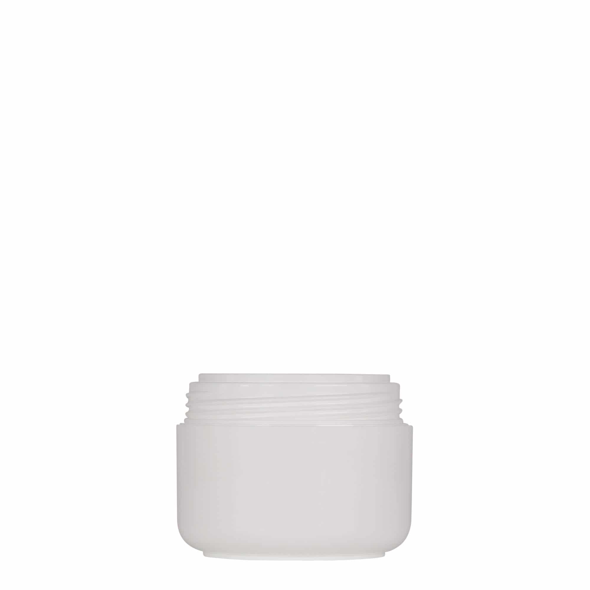 50 ml plastboks "Bianca", PP, hvit, åpning: Skrulokk