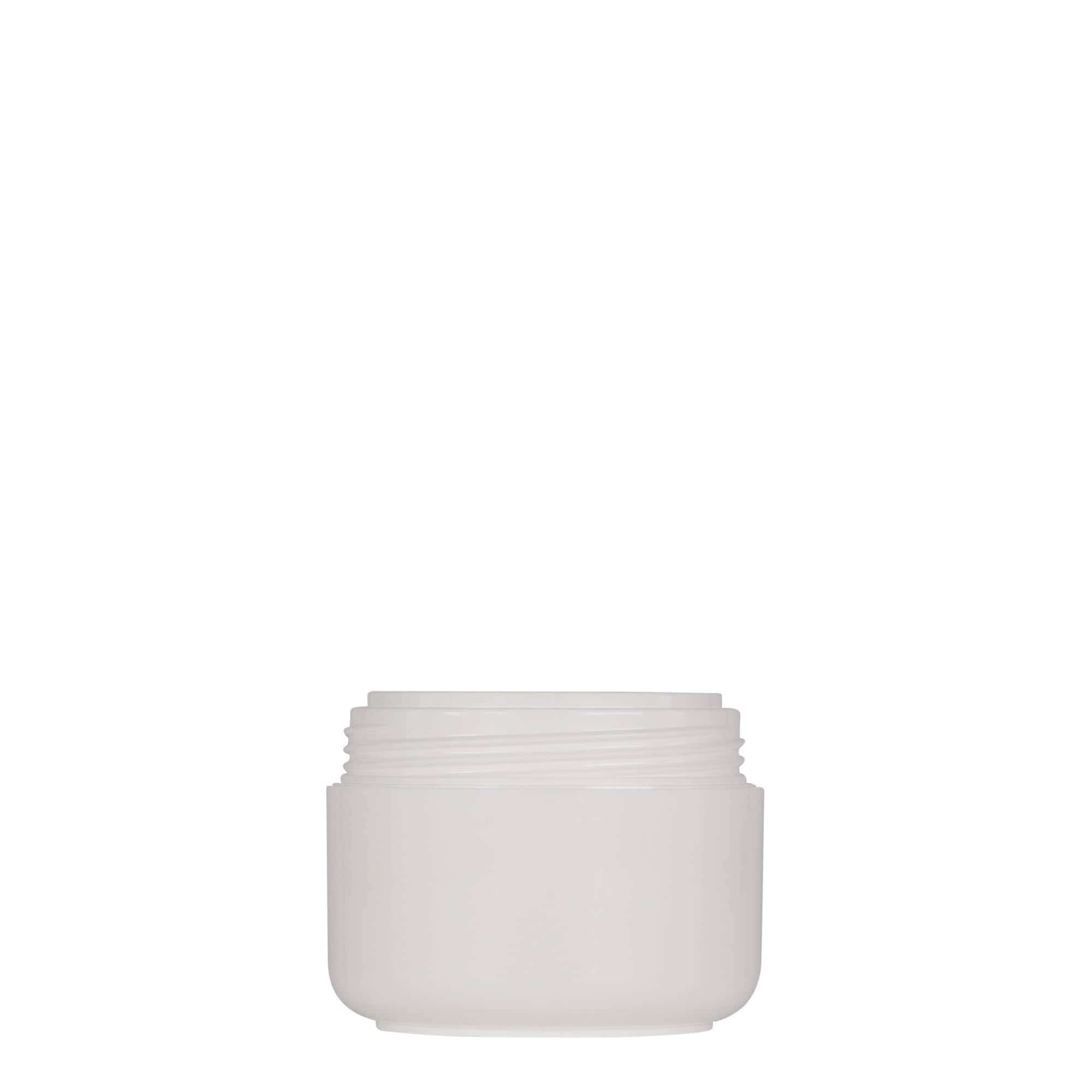 50 ml plastboks 'Bianca', PP, hvit, åpning: skrukork