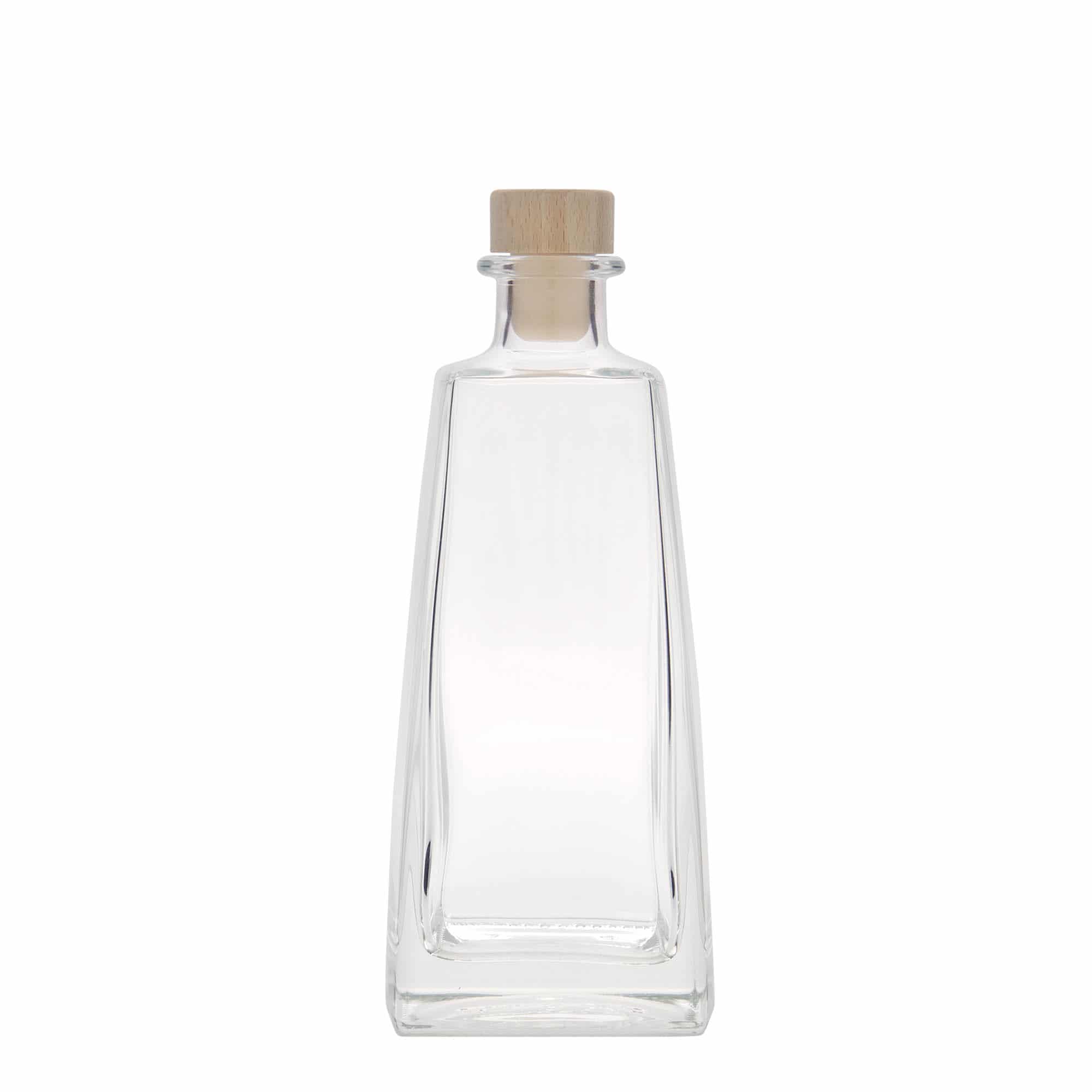 350 ml glassflaske "Timmy", firkantet, åpning: Kork