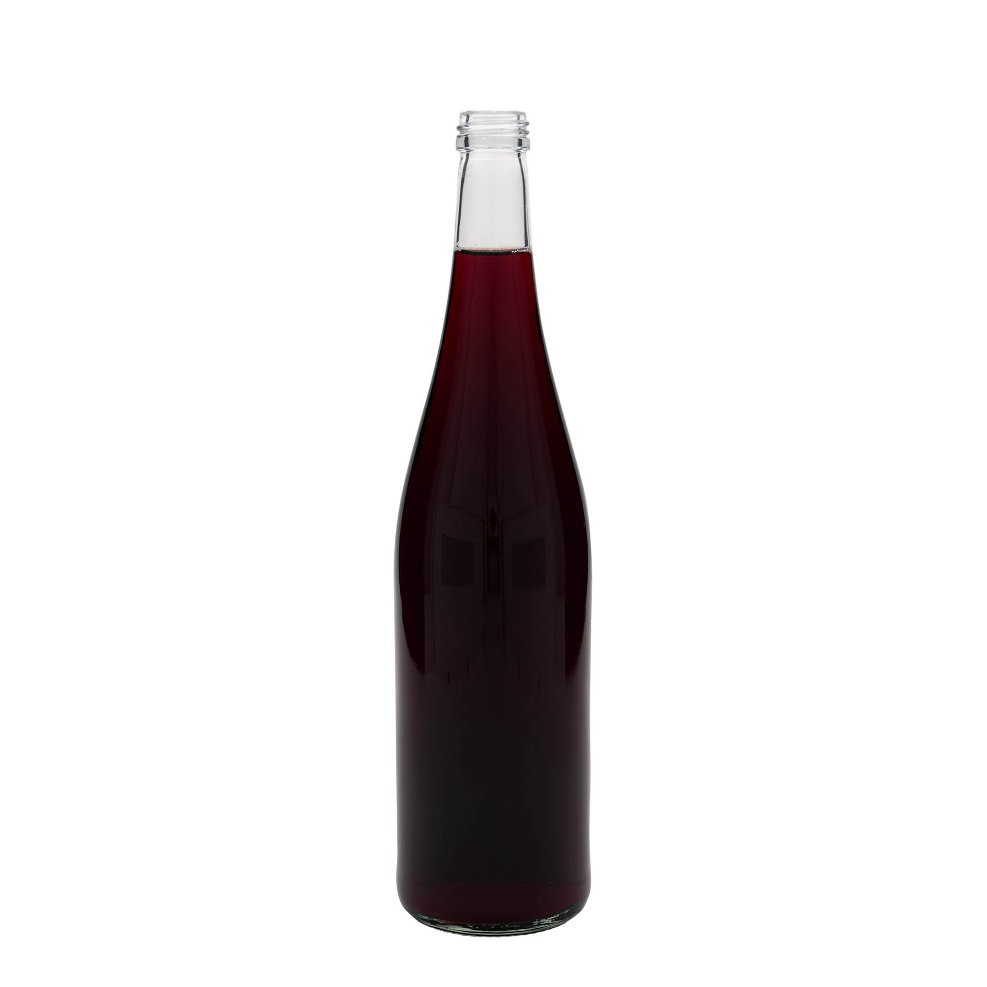 750 ml glassflaske 'Weinschlegel', åpning: PP 28
