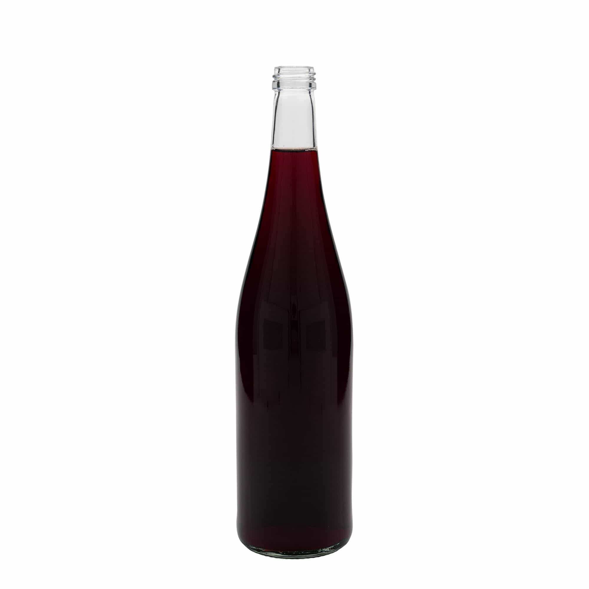 750 ml glassflaske 'Weinschlegel', åpning: PP 28