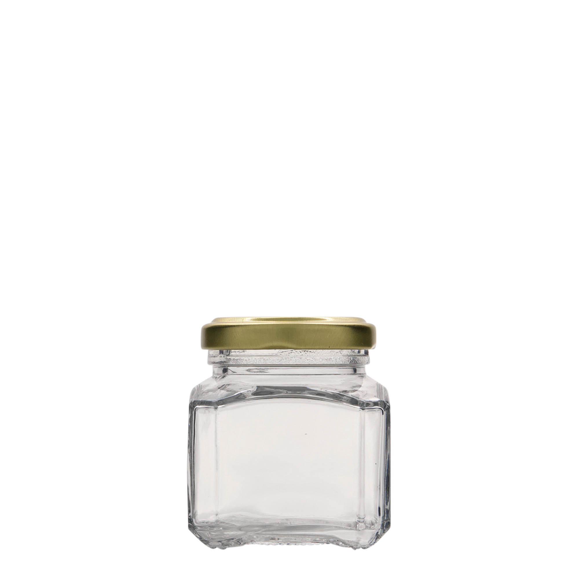 106 ml firkantet glass 'Mailand', åpning: Twist-Off (TO 48)