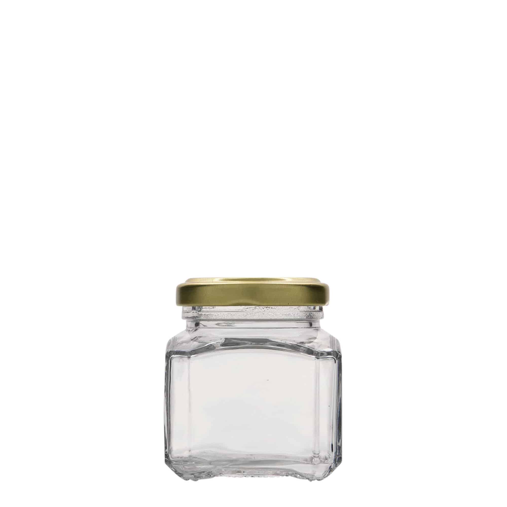 106 ml firkantet glass 'Mailand', åpning: Twist-Off (TO 48)