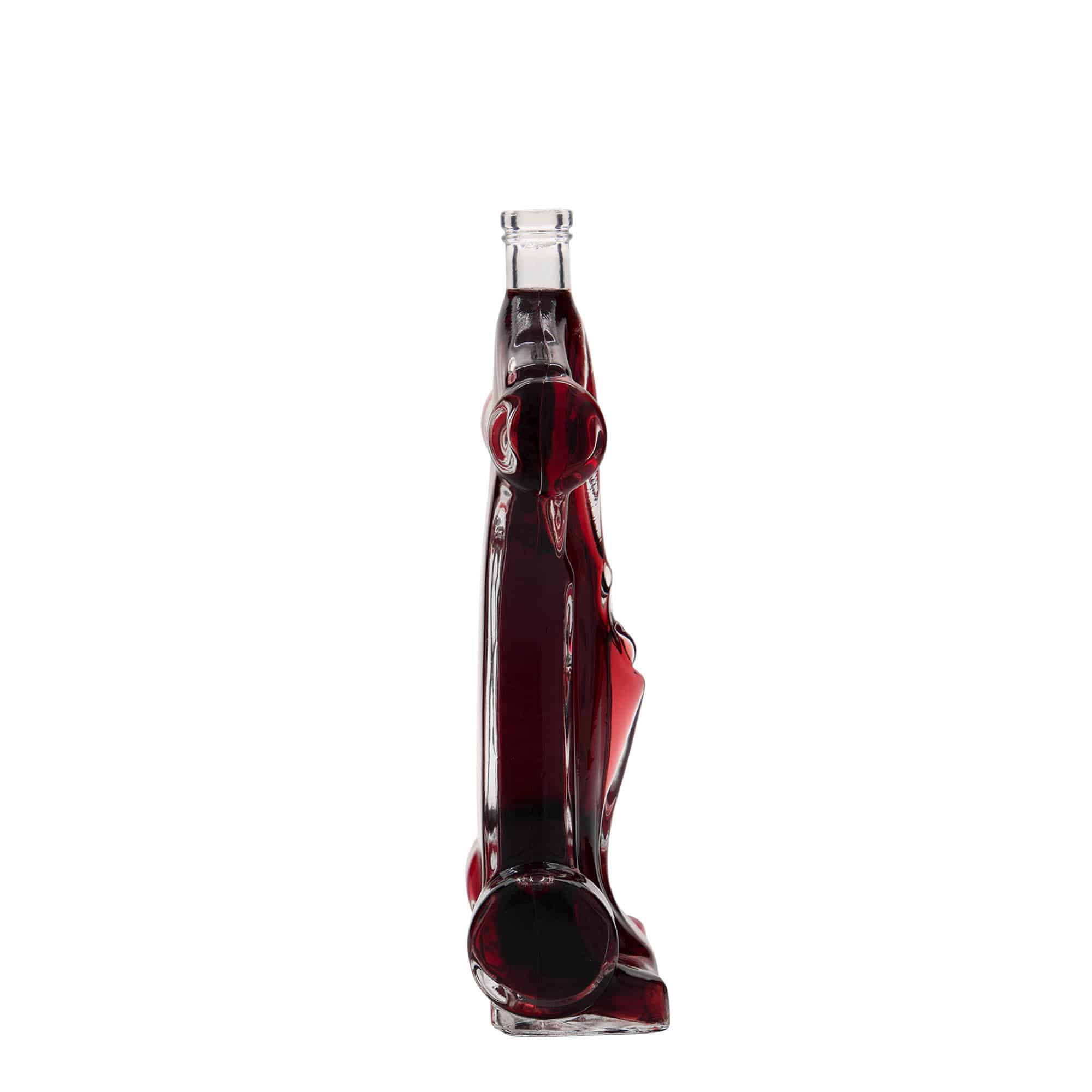 200 ml glassflaske "Sportsbil", åpning: Kork
