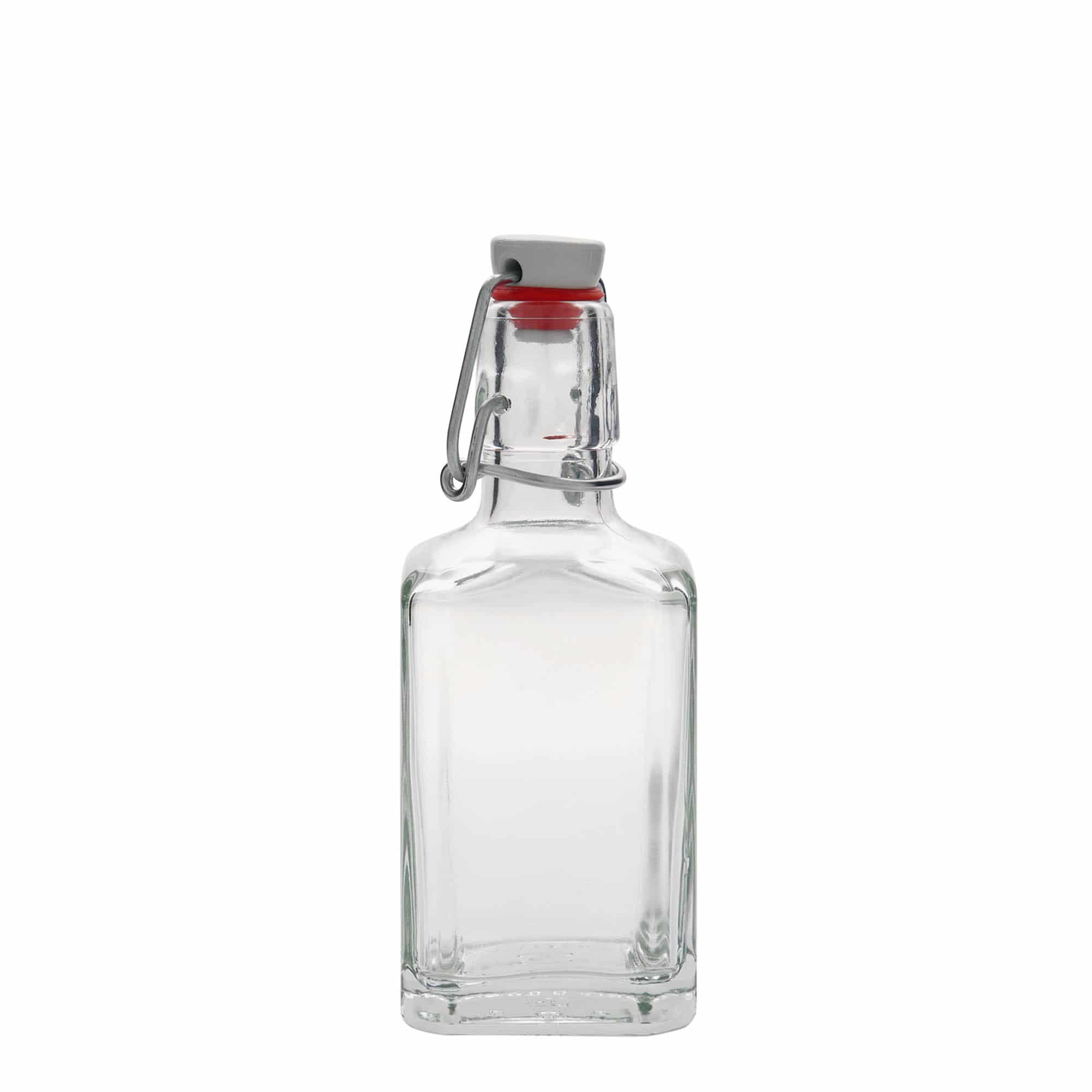 250 ml glassflaske 'Rialto', firkantet, åpning: patentkork