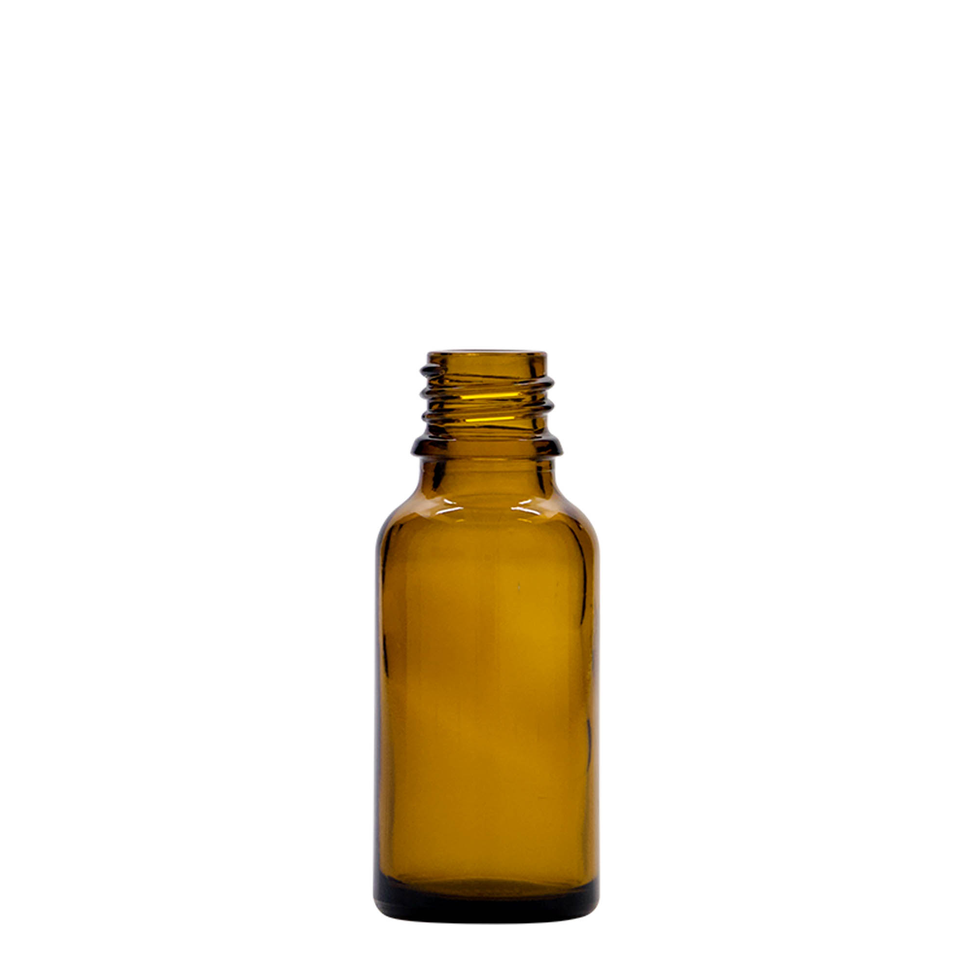 20 ml pipetteflaske medisin, glass, brun, åpning: DIN 18