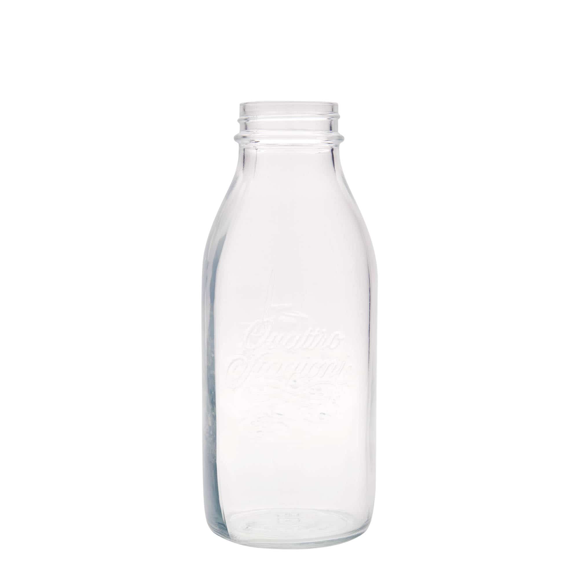 1000 ml glassflaske "Quattro Stagioni", åpning: Skrulokk 1000 ml glassflaske "Quattro Stagioni", åpning: Skrulokk