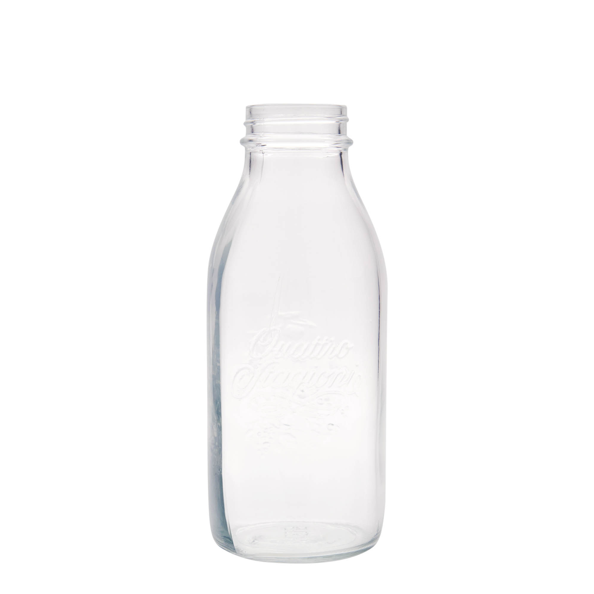 1.000 ml glassflaske 'Quattro Stagioni', åpning: skrukork