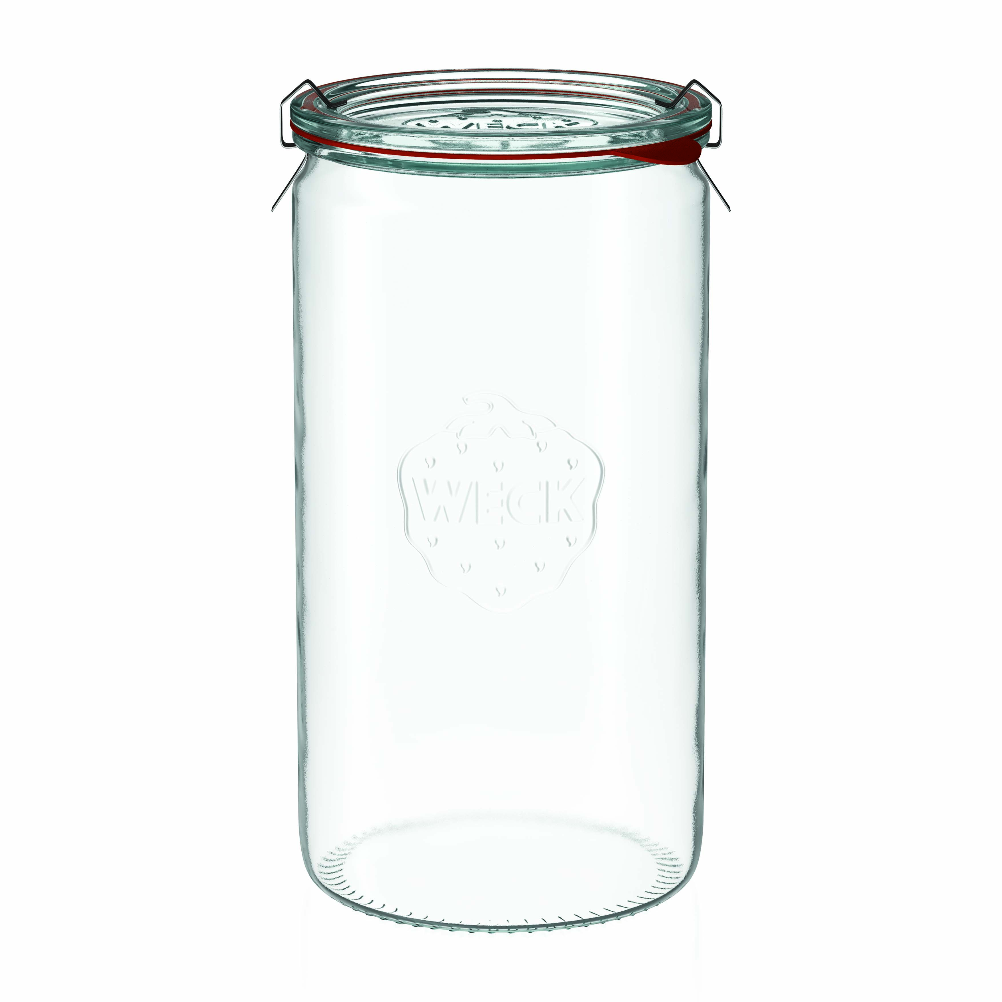 1.575 ml WECK-sylinderglass, åpning: rund kant