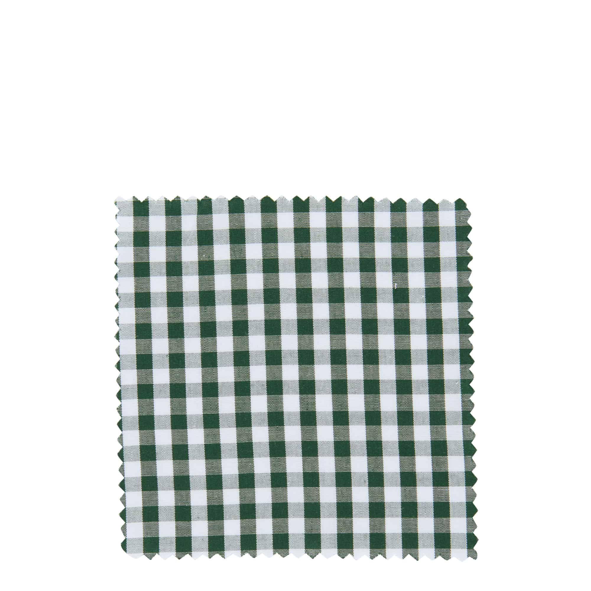 Rutete stoffserviett 12x12, kvadratisk, tekstil, mørkegrønn, åpning: TO38-TO53