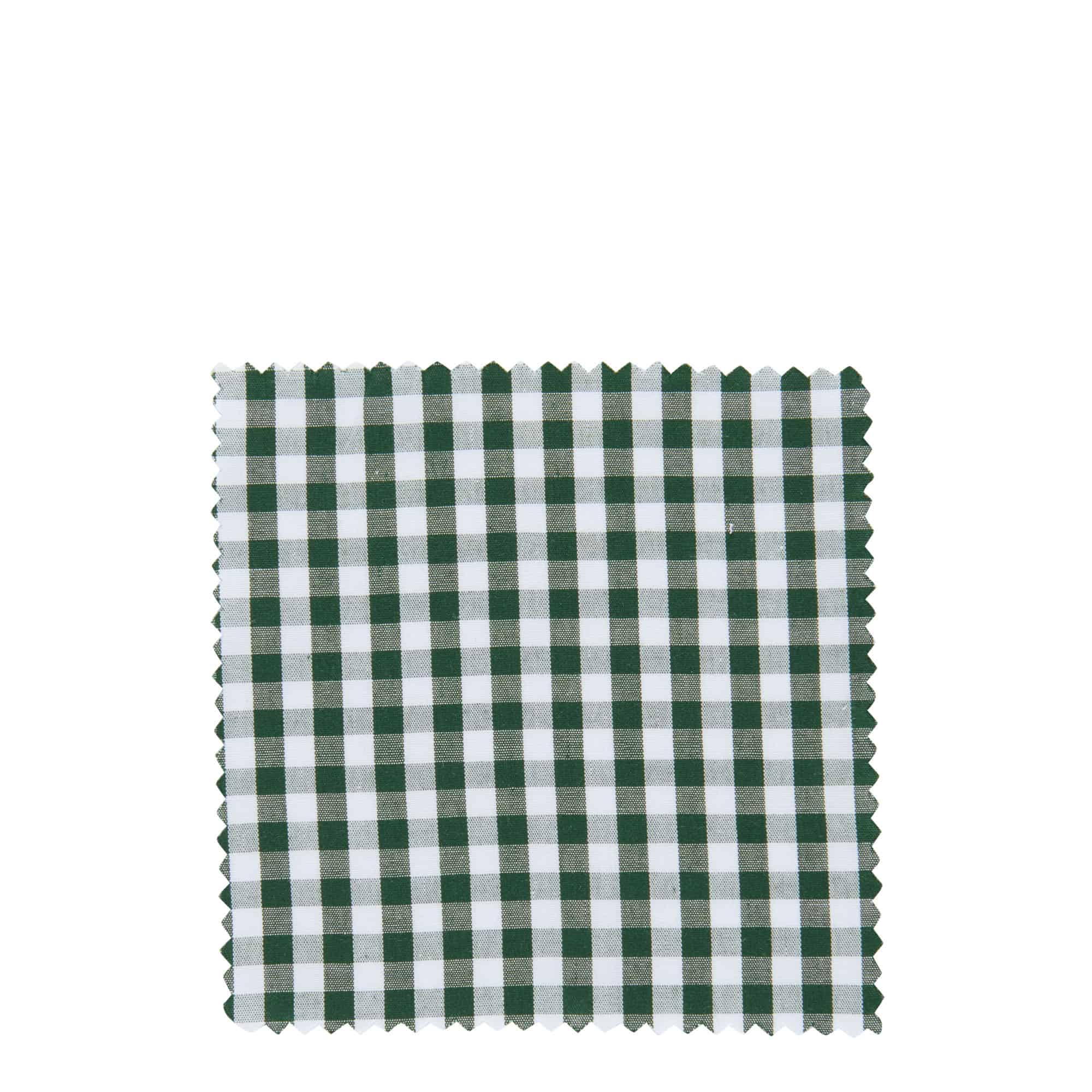 Rutete stoffserviett 12x12, kvadratisk, tekstil, mørkegrønn, åpning: TO38-TO53
