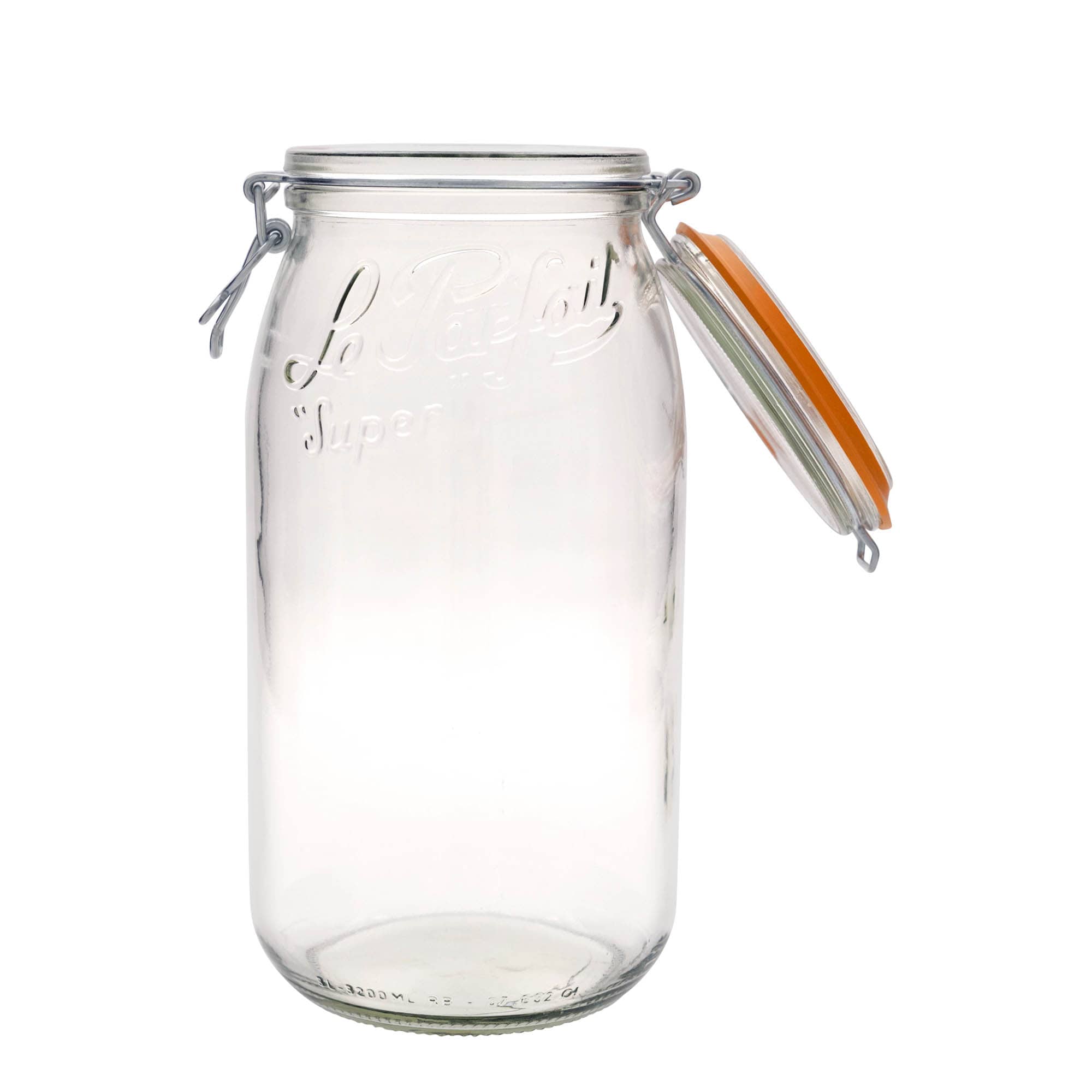 3.000 ml trådspenneglass 'Le Parfait Super Bocal', åpning: trådspenne-lukking 3.000 ml trådspenneglass 'Le Parfait Super Bocal', åpning: trådspenne-lukking