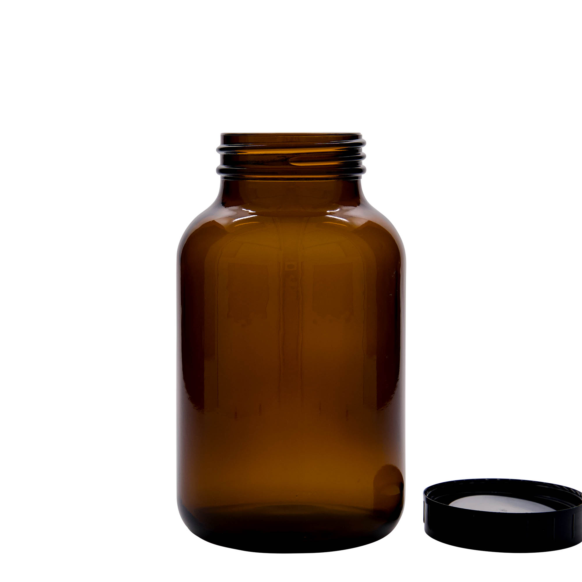 1.000 ml bredhalsglass, brunt, åpning: DIN 68 1.000 ml bredhalsglass, brunt, åpning: DIN 68