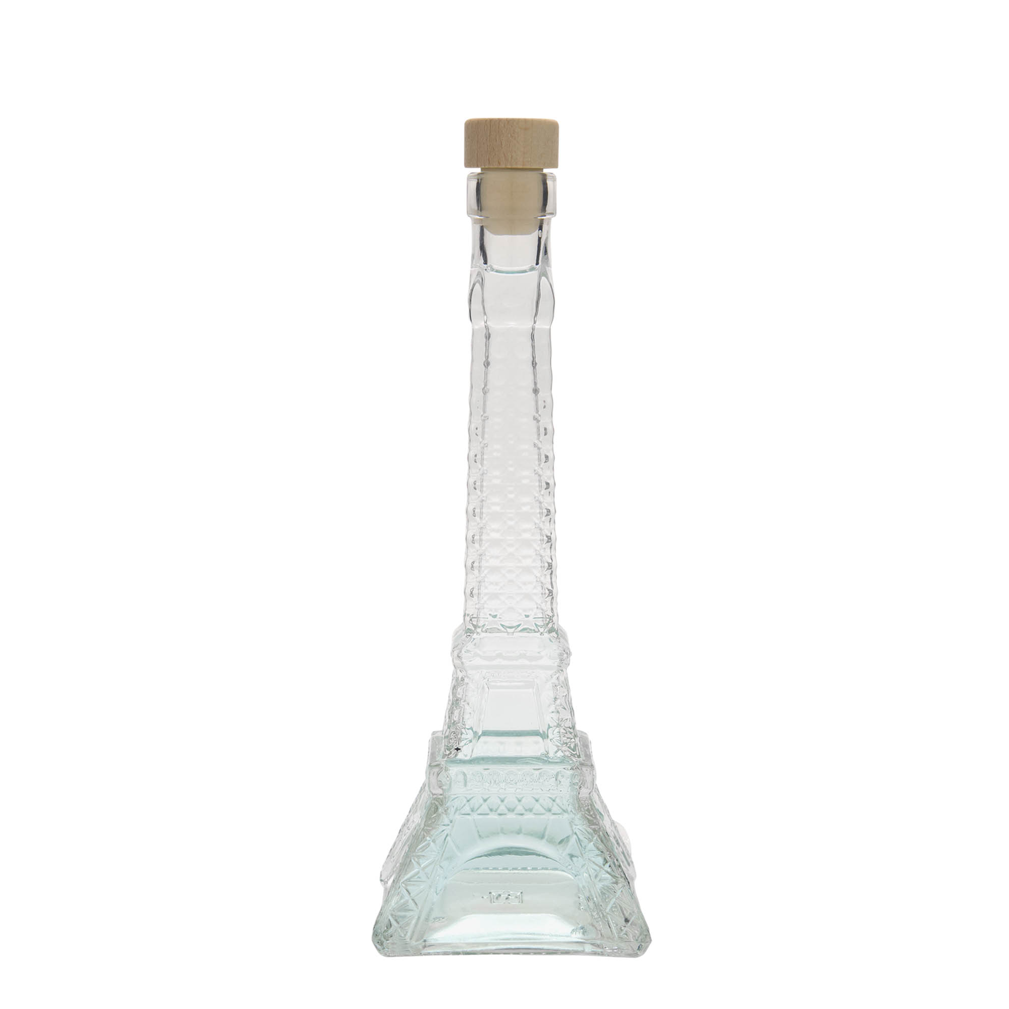 200 ml glassflaske 'Eiffeltårnet', åpning: kork