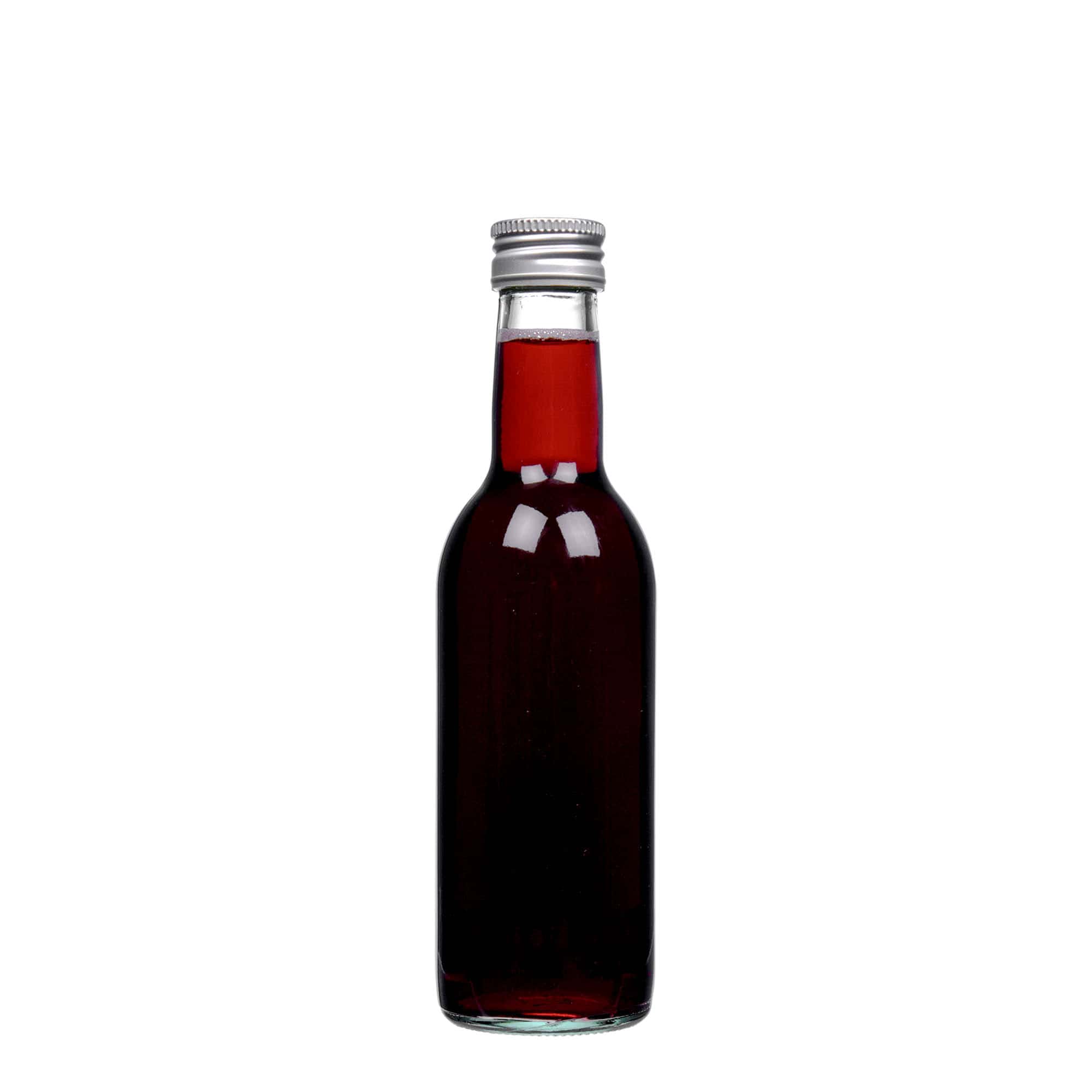 250 ml glassflaske 'Bordeaux', åpning: PP 28