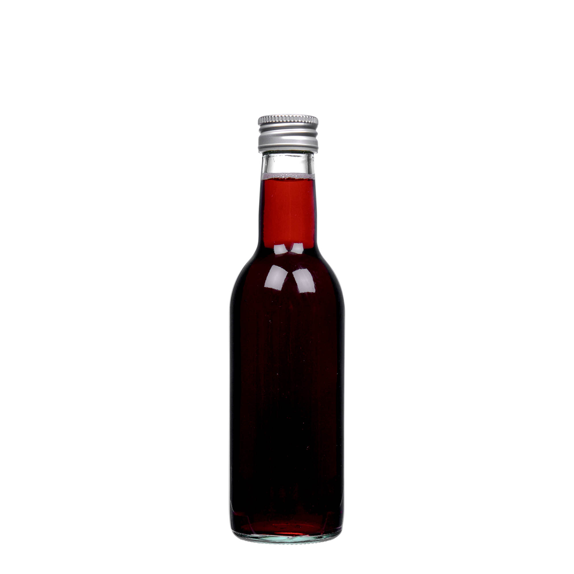 250 ml glassflaske 'Bordeaux', åpning: PP 28 250 ml glassflaske 'Bordeaux', åpning: PP 28
