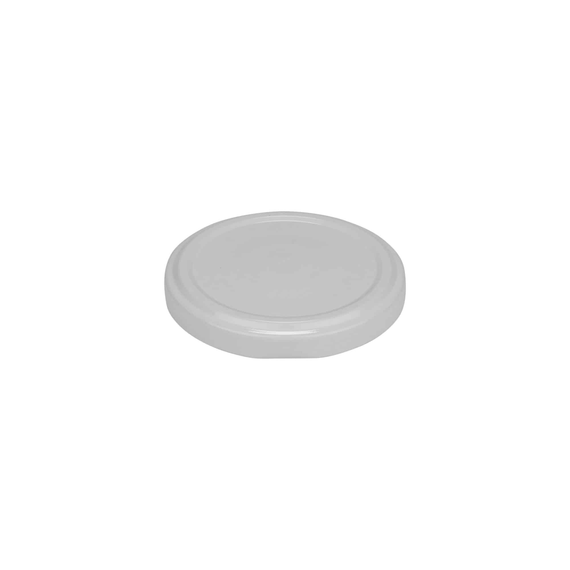 Twist-Off-lokk, hvit blikkplate, hvit, for åpning: TO 63