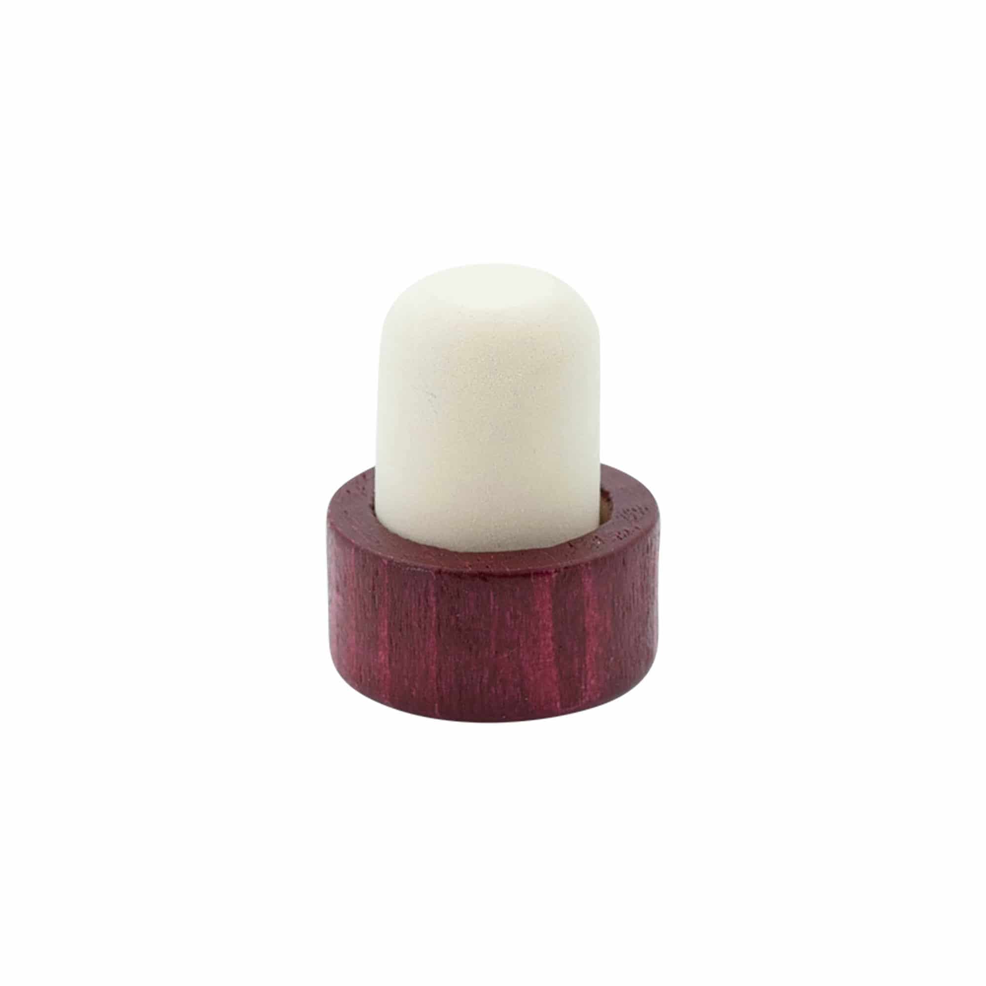Gripekork 19 mm, tre, bordeauxrød, for åpning: Kork