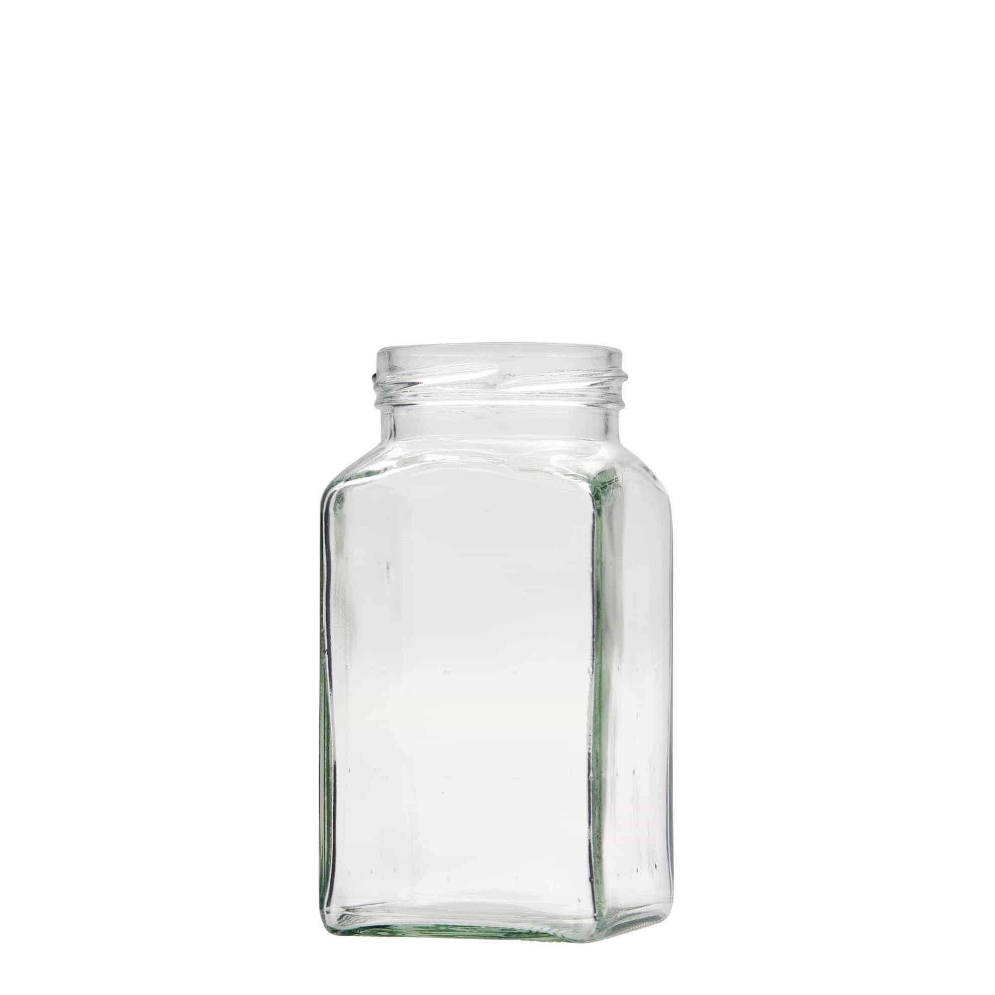 312 ml firkantglass, åpning: Twist-Off (TO 58)