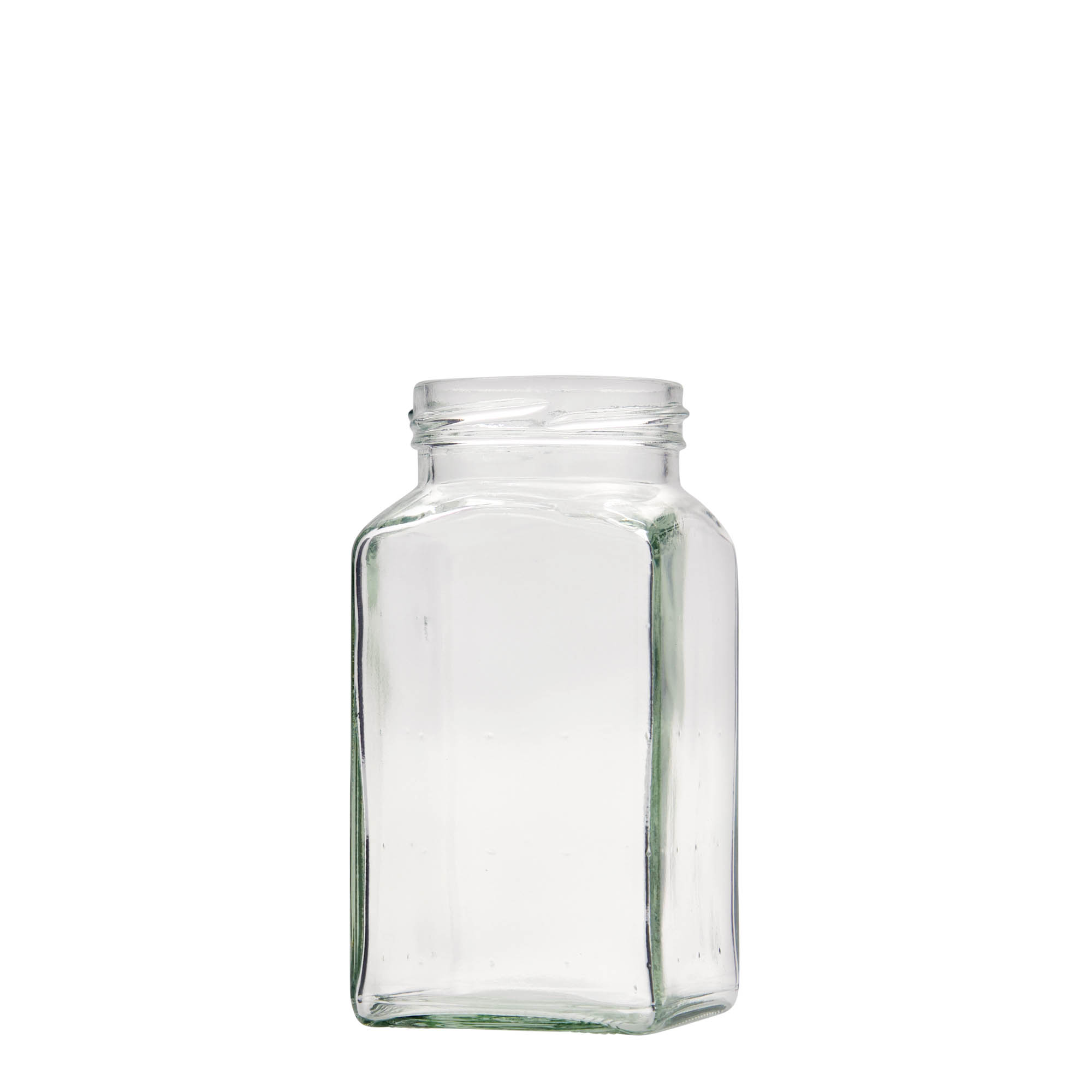 312 ml firkantet glass, åpning: Twist-Off (TO 58)