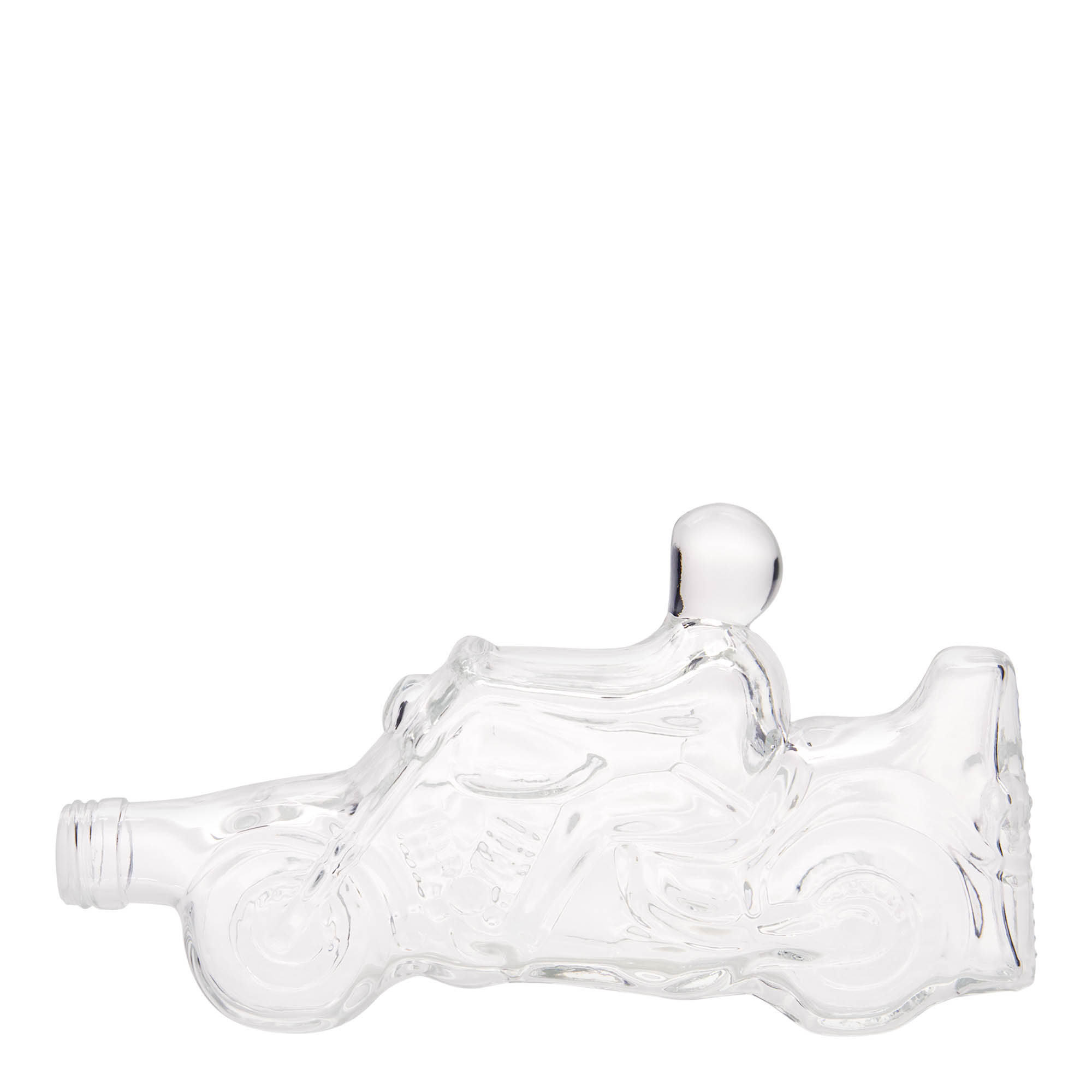350 ml glassflaske 'Motorsykkel', åpning: PP 28