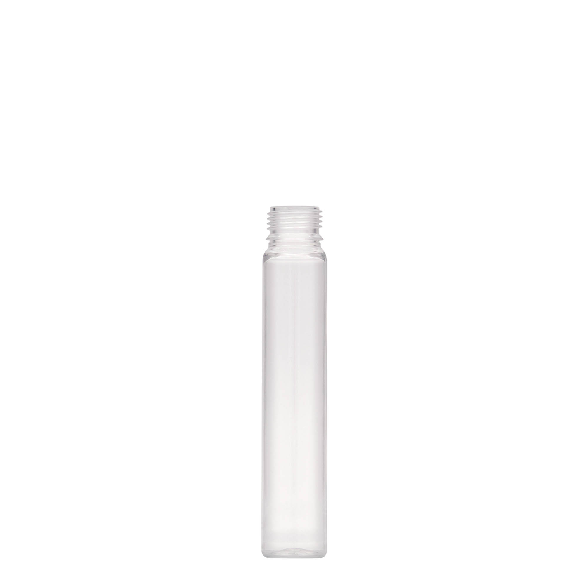 25 ml PET-rør, plast, åpning: skrukork