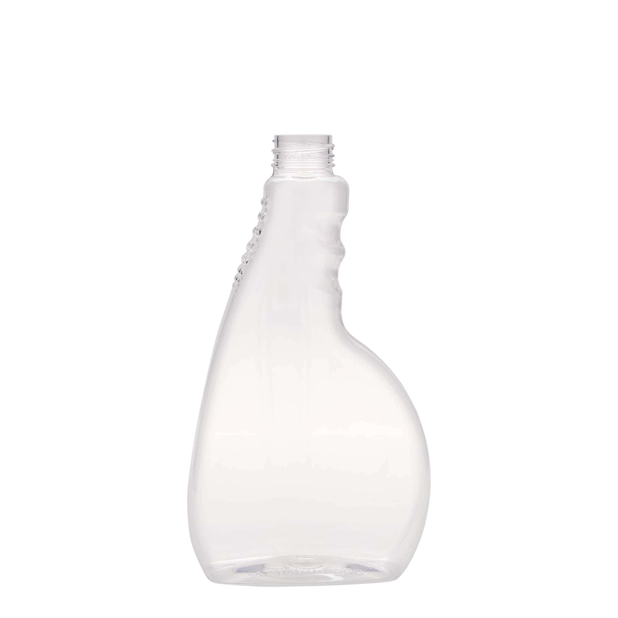 500 ml PET-sprayflaske 'Piccobello', rektangulær, plast, åpning: skrukork 500 ml PET-sprayflaske 'Piccobello', rektangulær, plast, åpning: skrukork