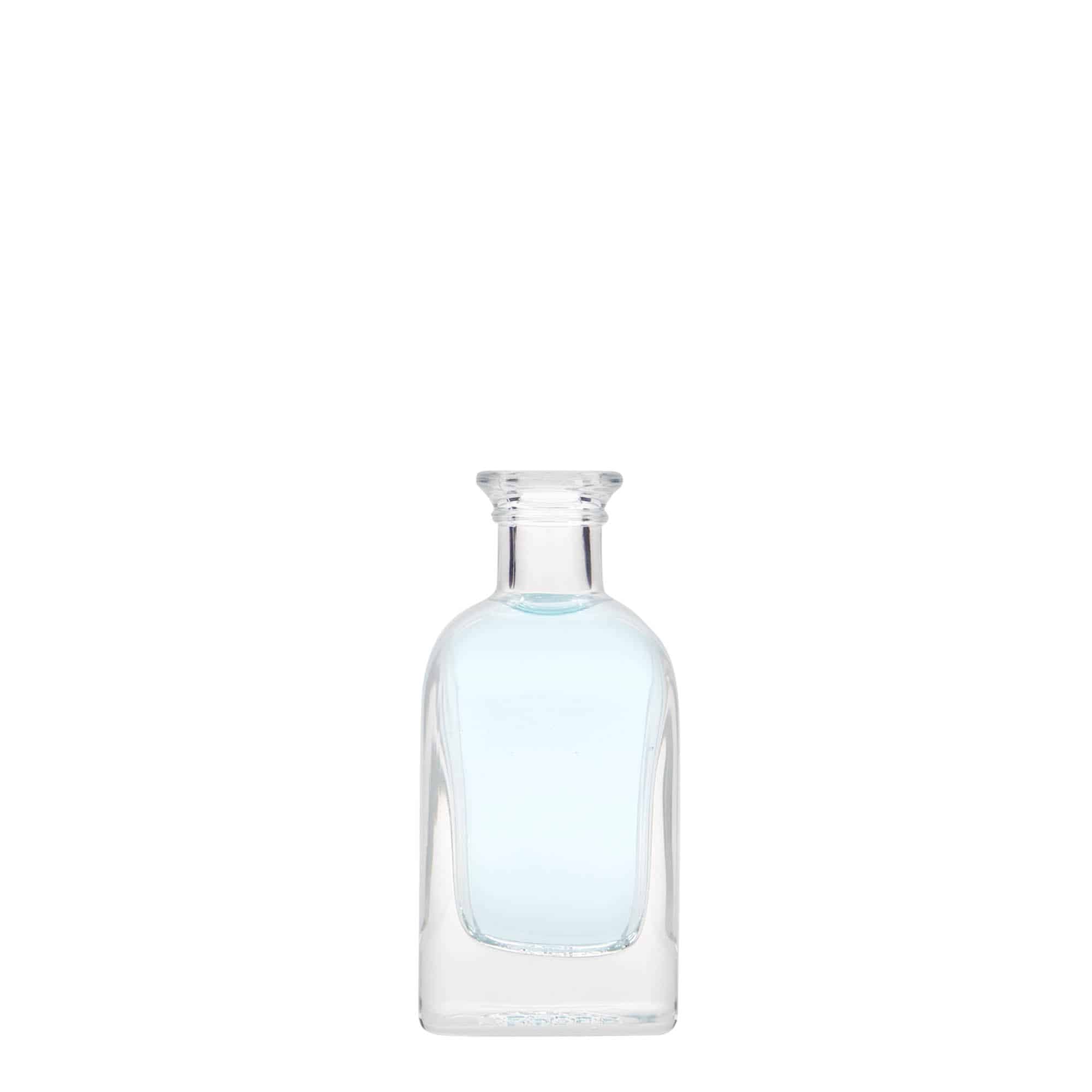 40 ml apotekerglassflaske Carré, kvadratisk, åpning: Kork