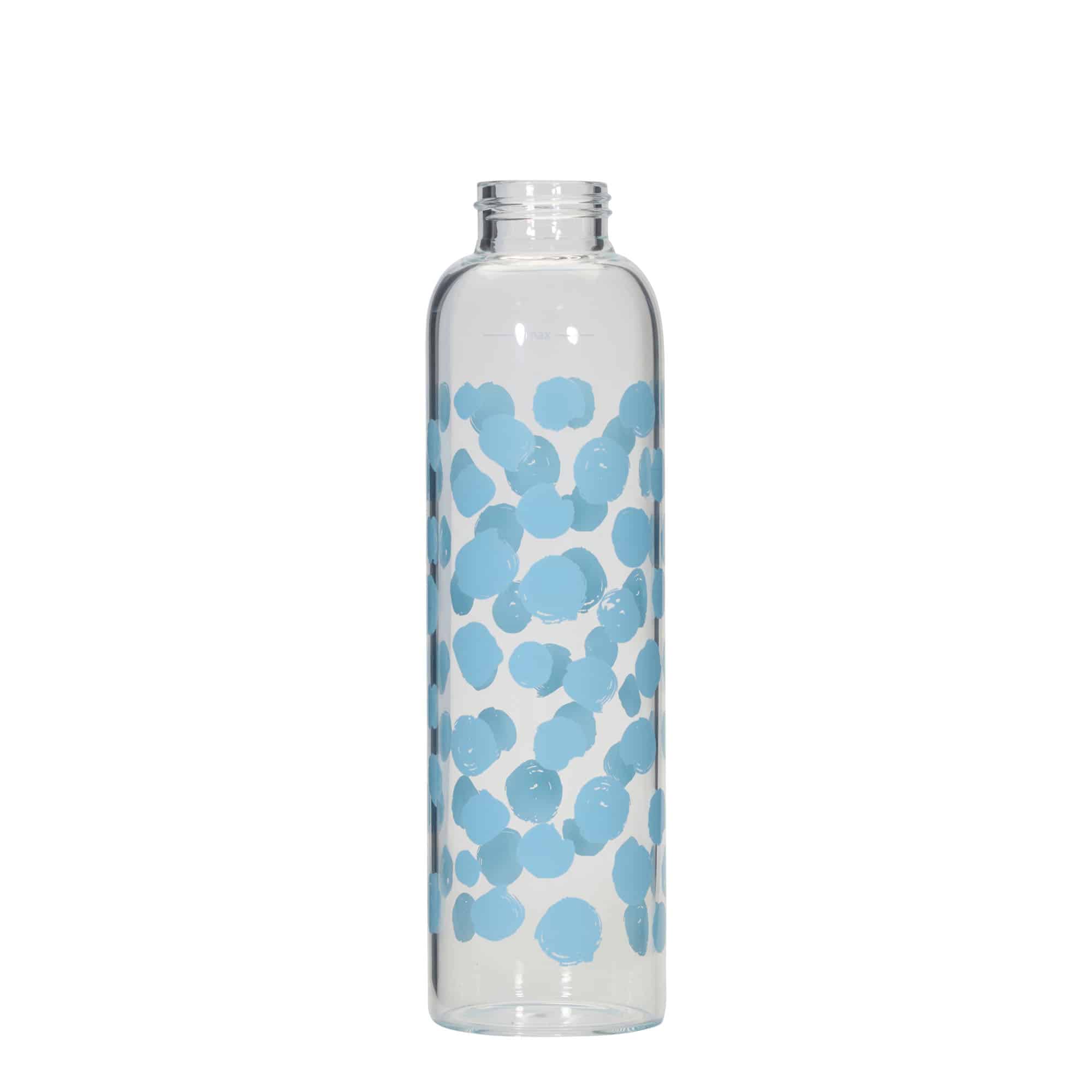 500 ml drikkeflaske "Perseus", motiv: Blå punkter, åpning: Skrulokk 500 ml drikkeflaske "Perseus", motiv: Blå punkter, åpning: Skrulokk