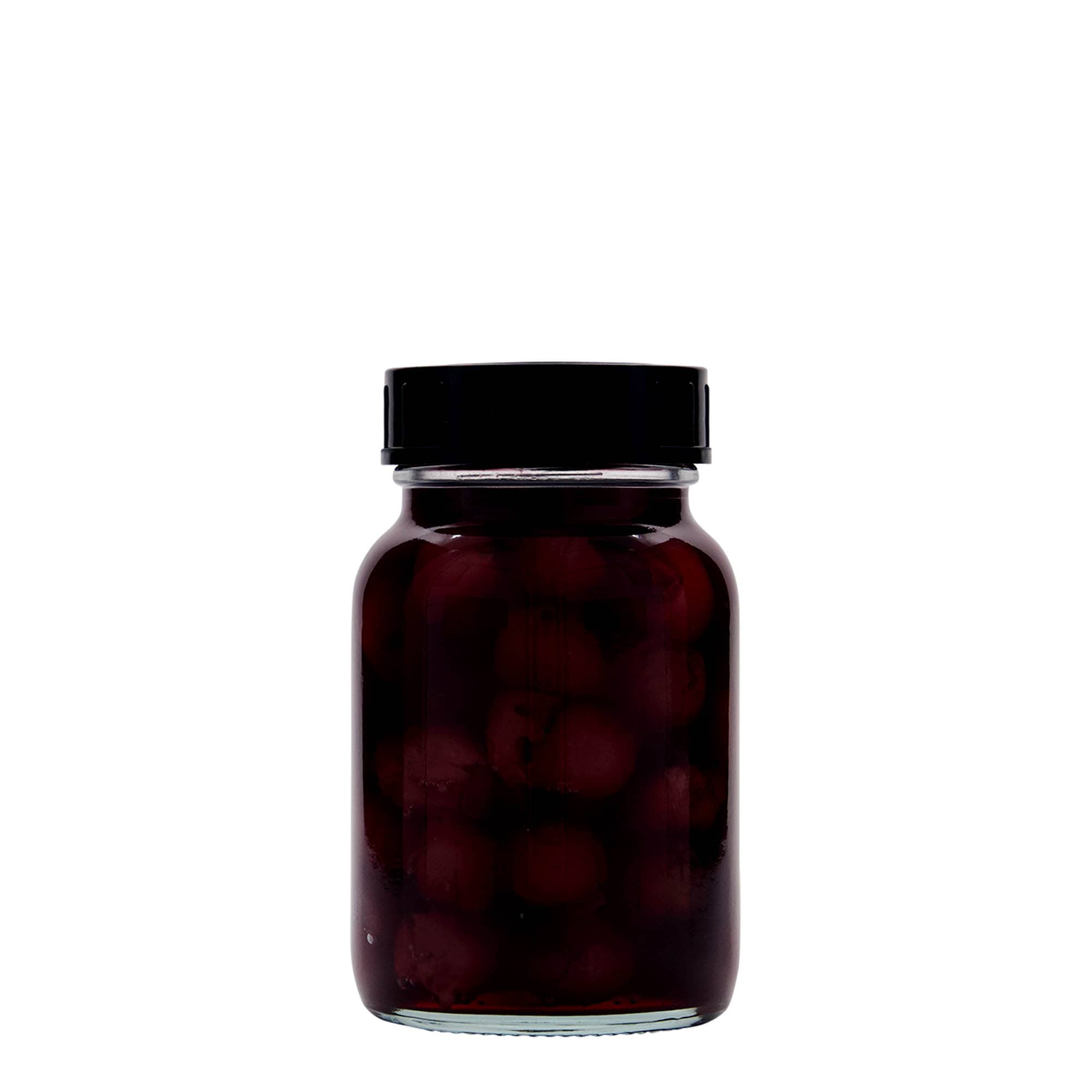 250 ml vid hals glass, åpning: DIN 55