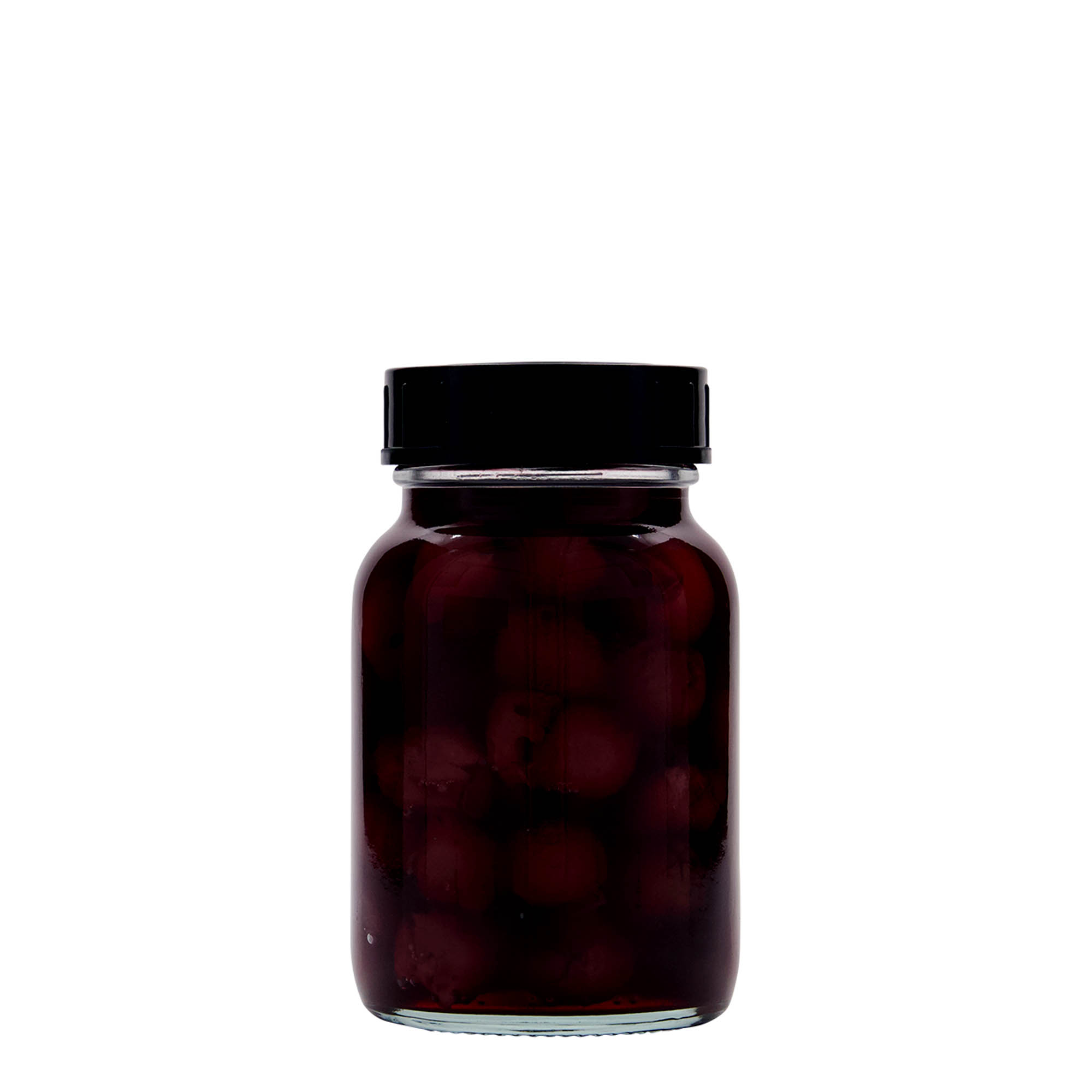250 ml vid hals glass, åpning: DIN 55