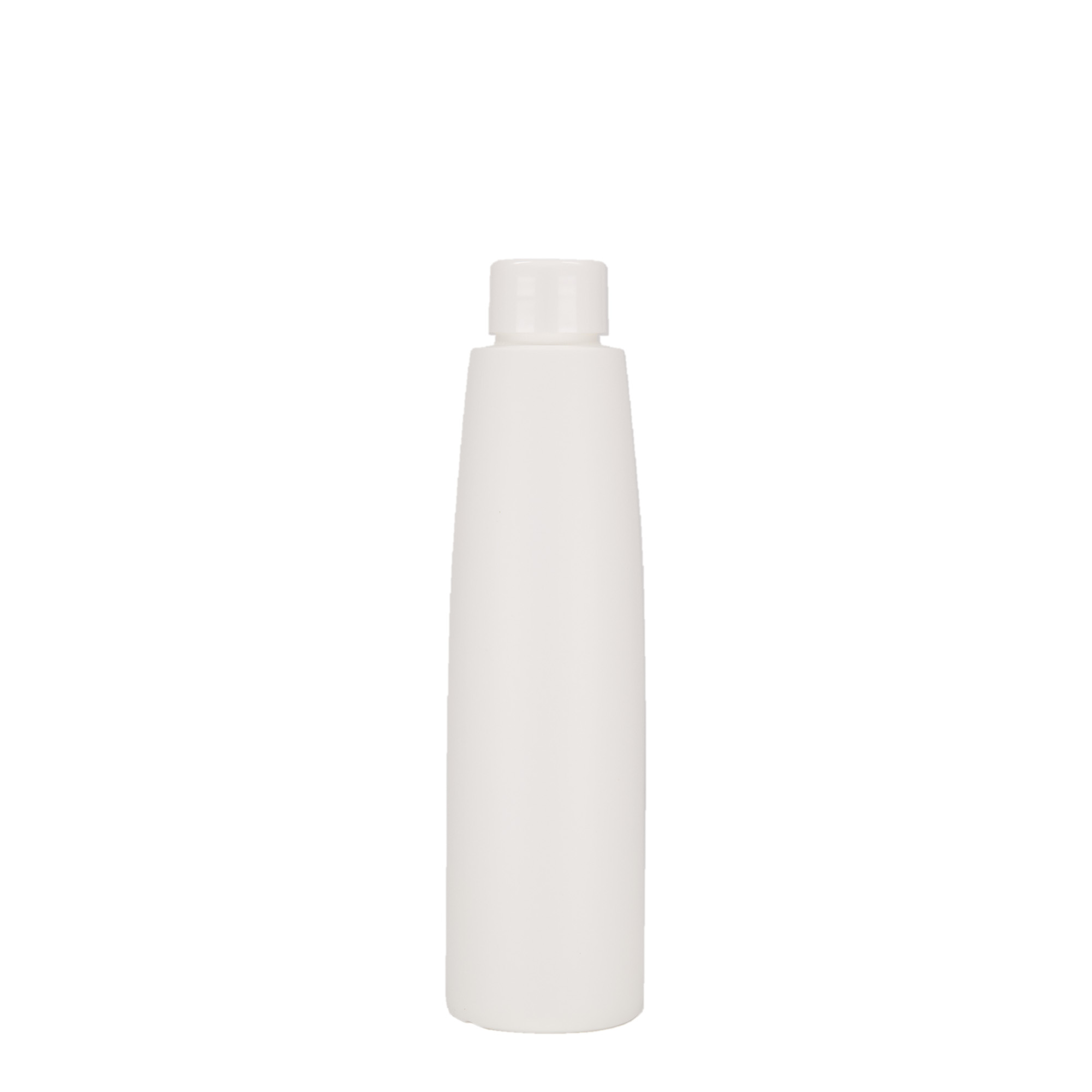 200 ml plastflaske "Donald", HDPE, hvit, åpning: 24/410