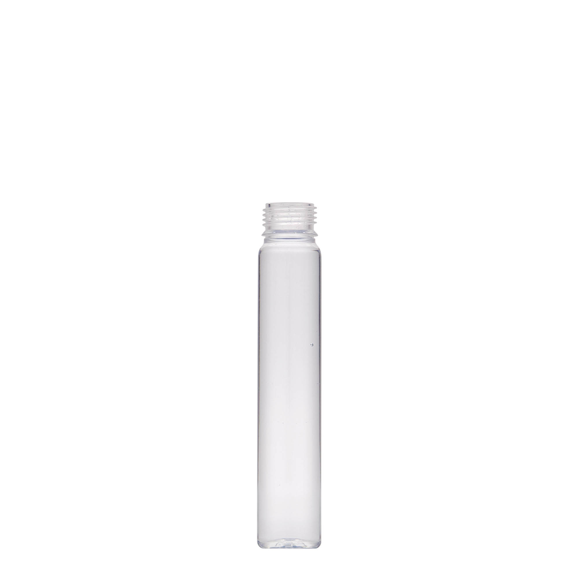 25 ml PET-rør, plast, åpning: skrukork
