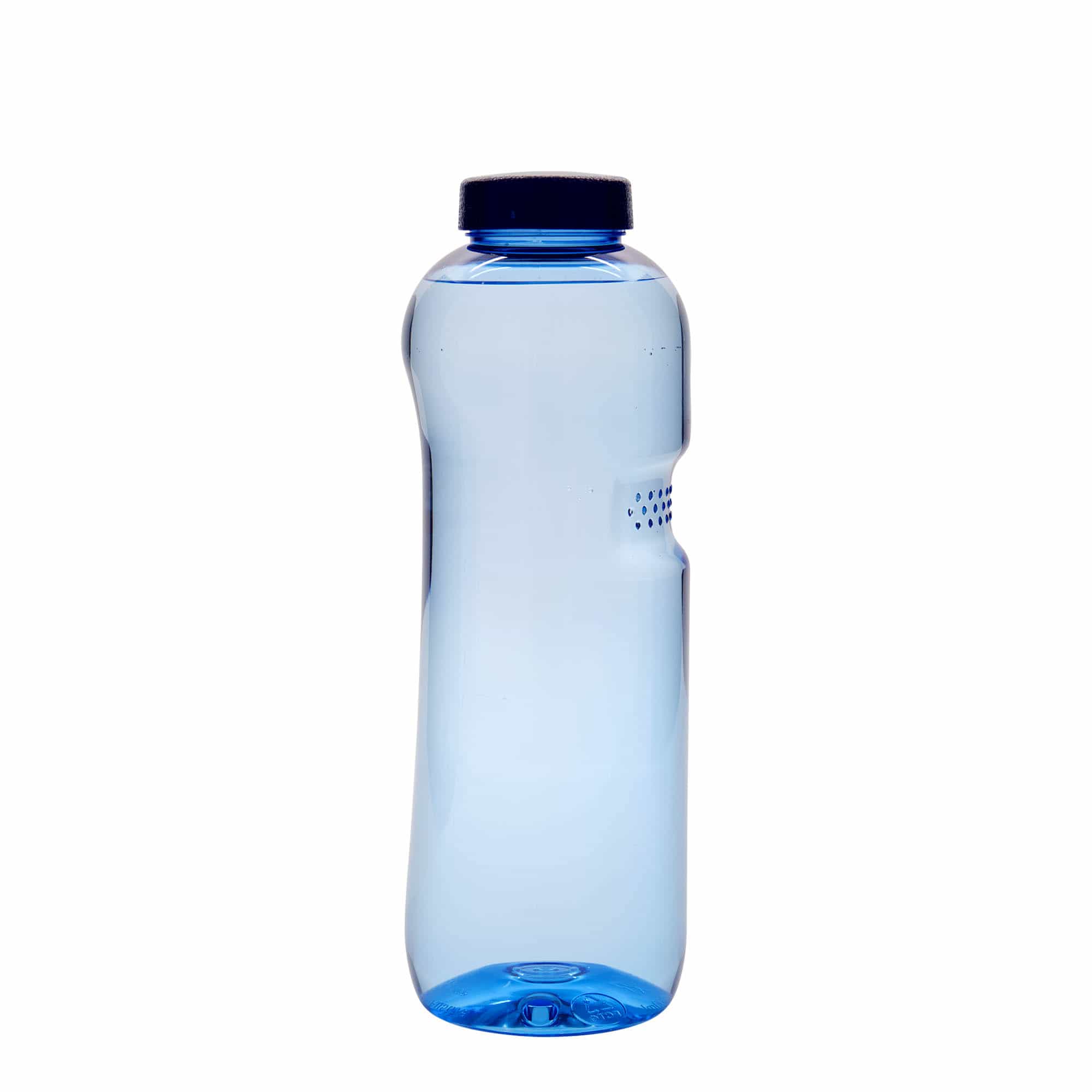 1000 ml PET-drikkeflaske "Kavodrink", plast, blå