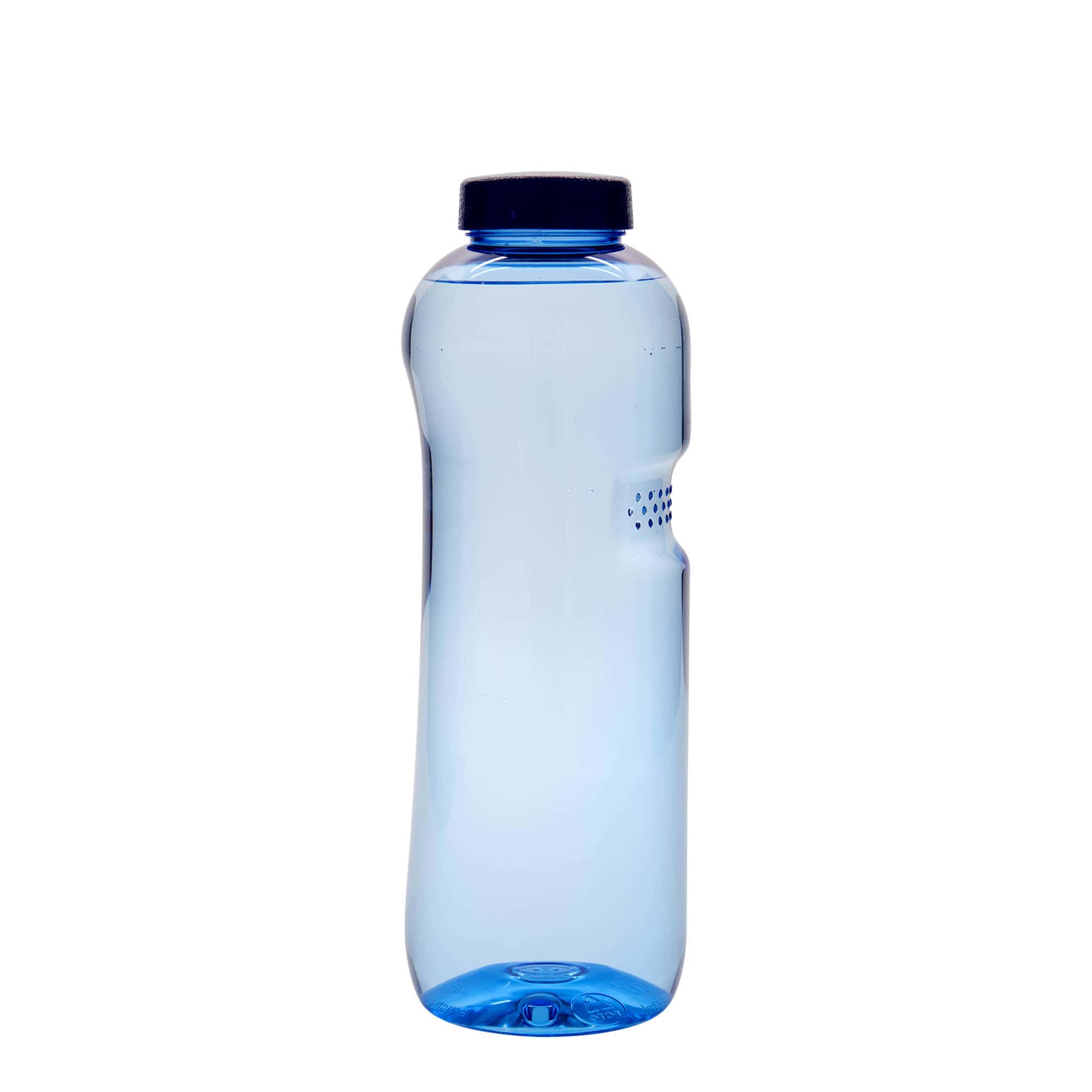 1.000 ml PET-drikkeflaske 'Kavodrink', plast, blå
