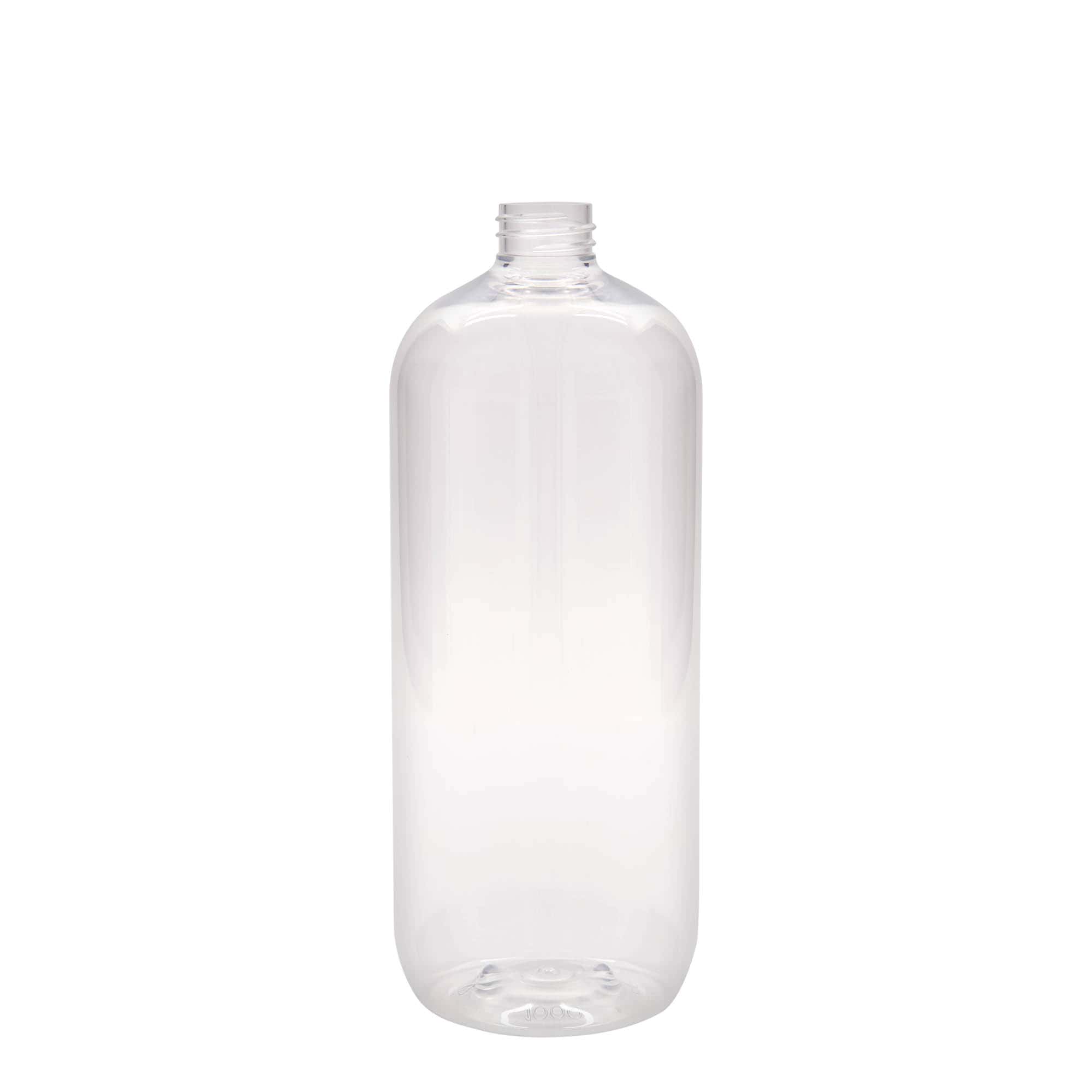 1000 ml PET-flaske "Boston", plast, åpning: GPI 28/410 1000 ml PET-flaske "Boston", plast, åpning: GPI 28/410