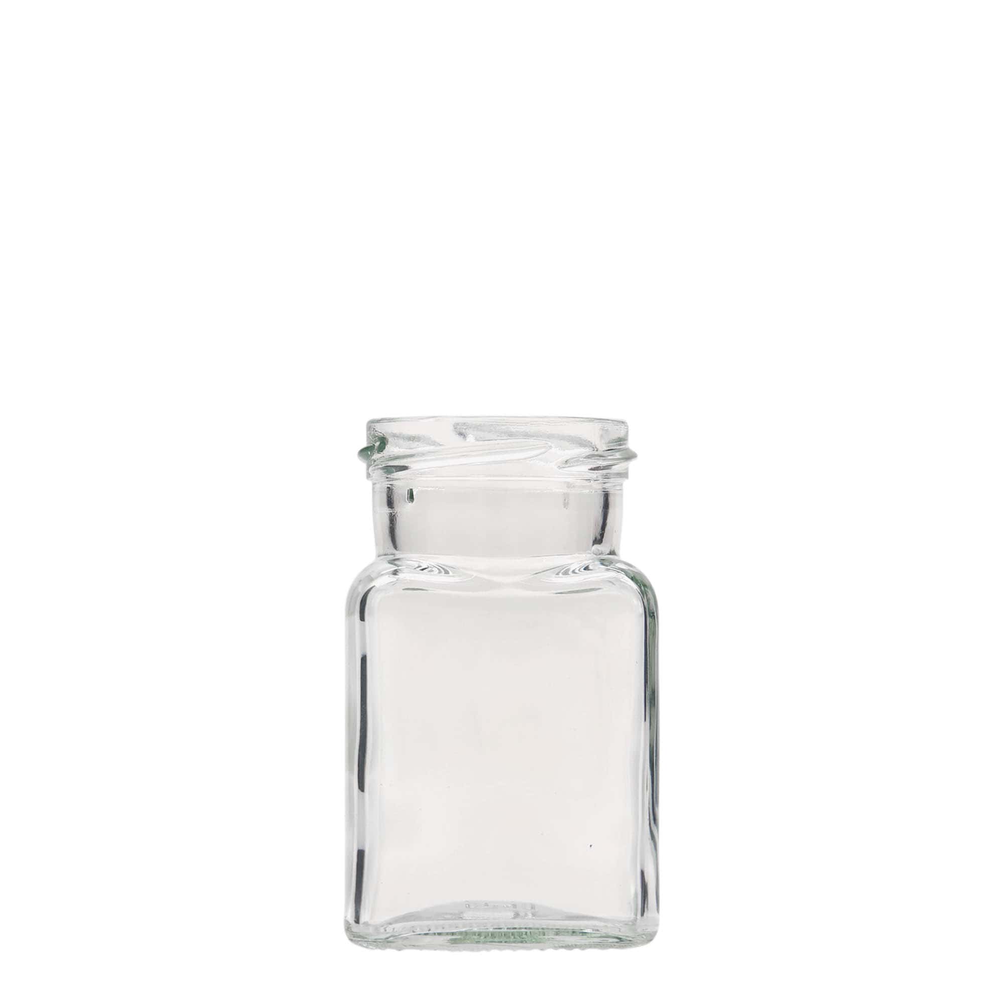 150 ml firkantglass, åpning: Twist-Off (TO 53)