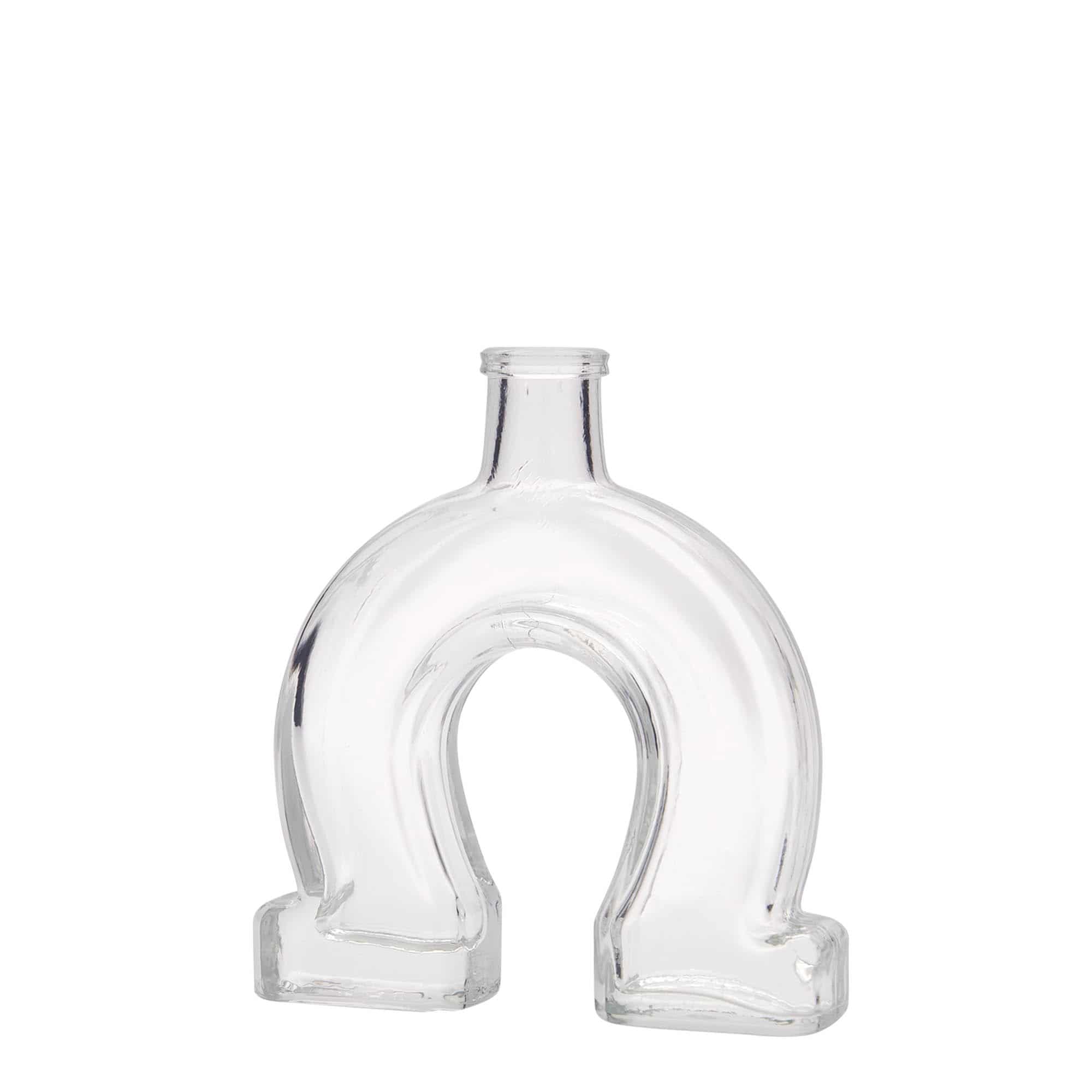 100 ml glassflaske "Hestesko", åpning: Kork