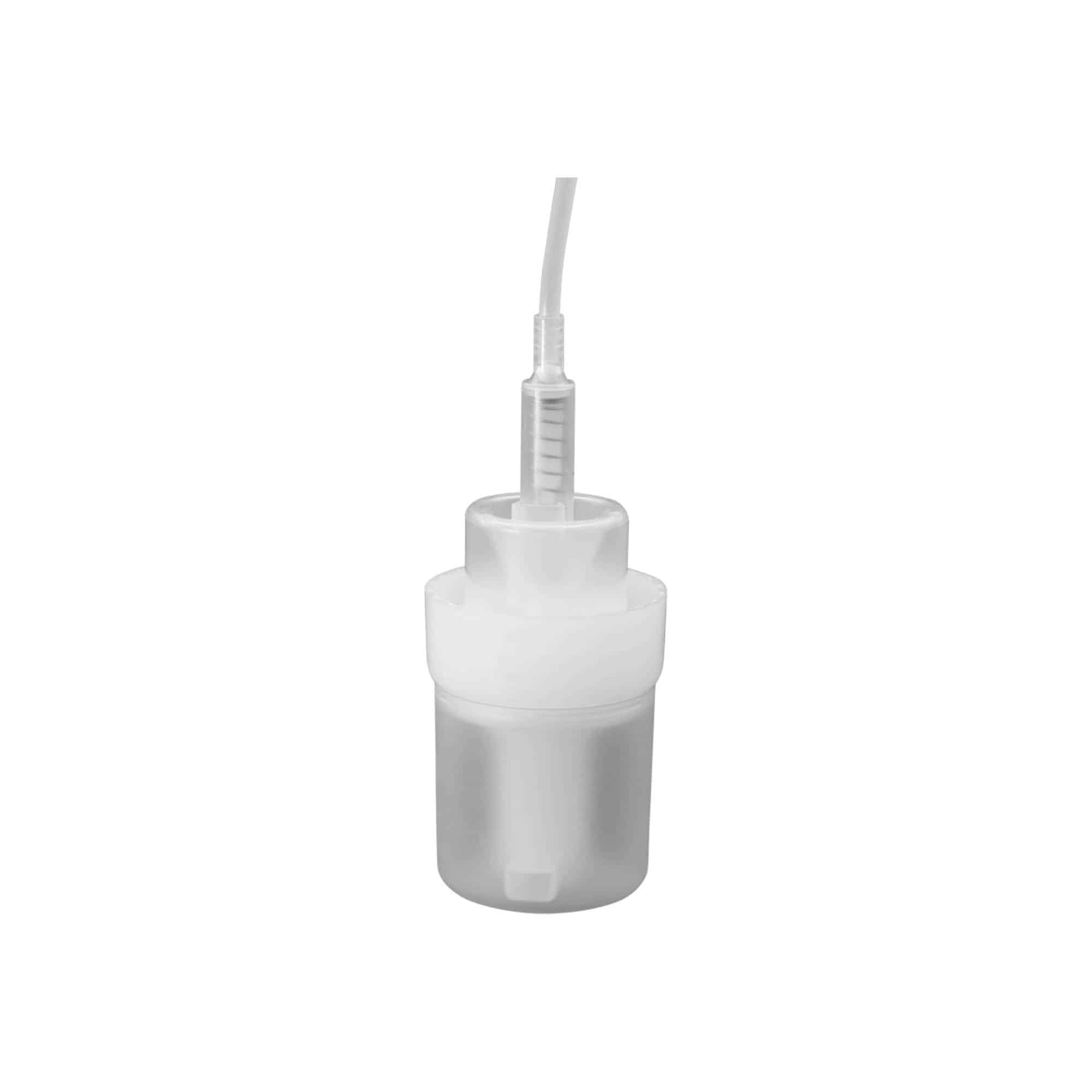 Dispenser 100 ml 'Foamer', PP-plast, hvit, for åpning: Skrukork