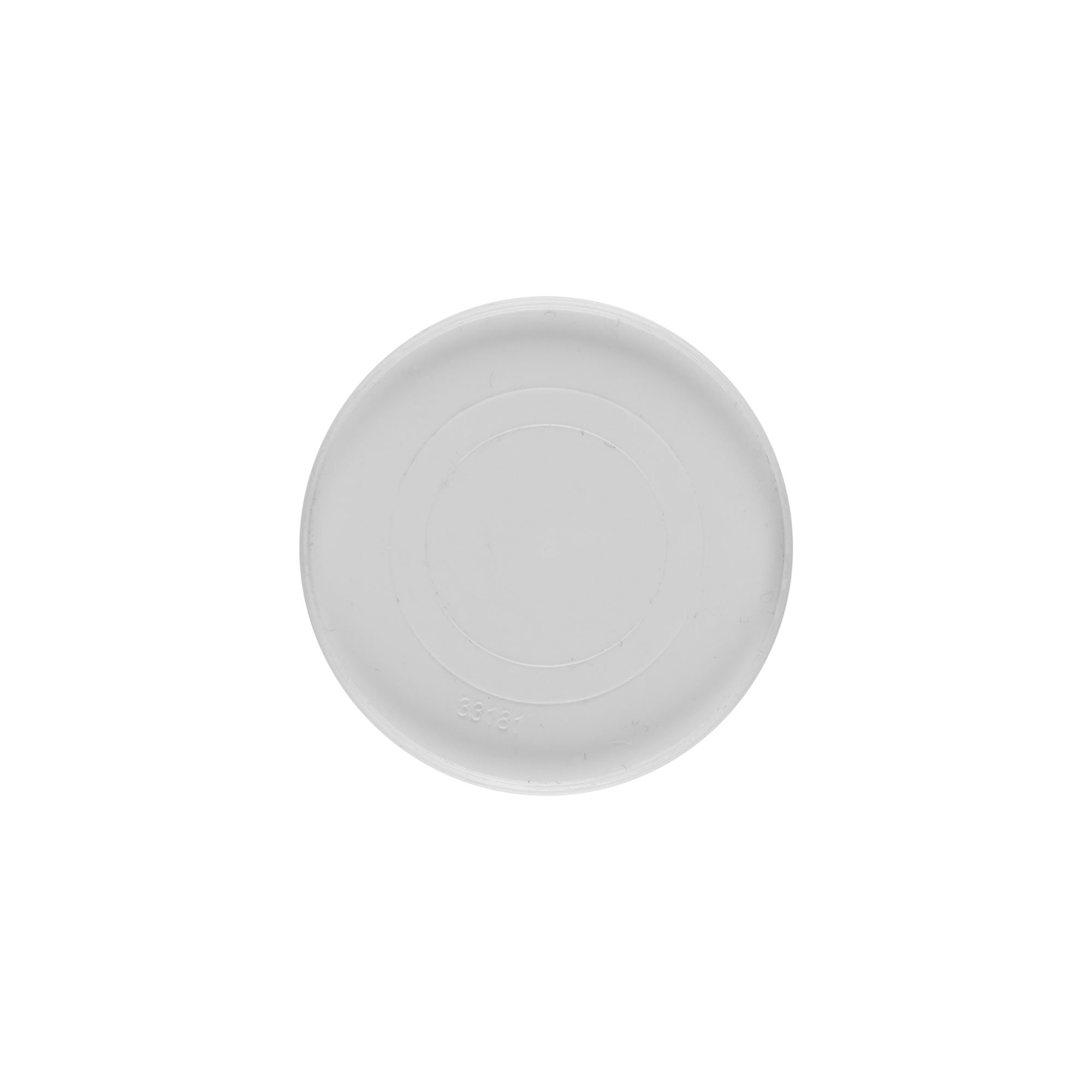 Dekkskive for 30 ml 'Bianca', PP-plast, hvit Dekkskive for 30 ml 'Bianca', PP-plast, hvit