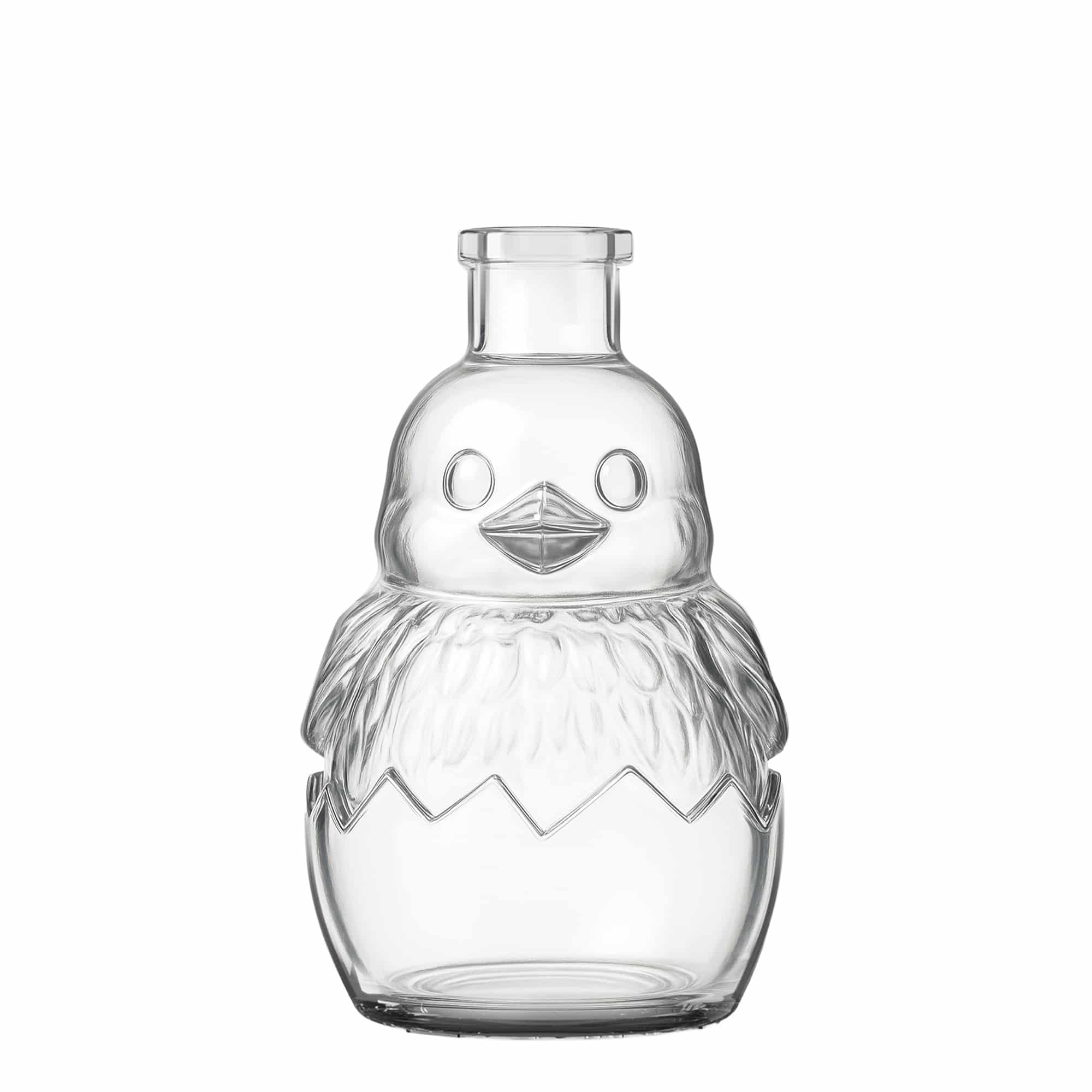 200 ml glassflaske 'Kylling', åpning: kork