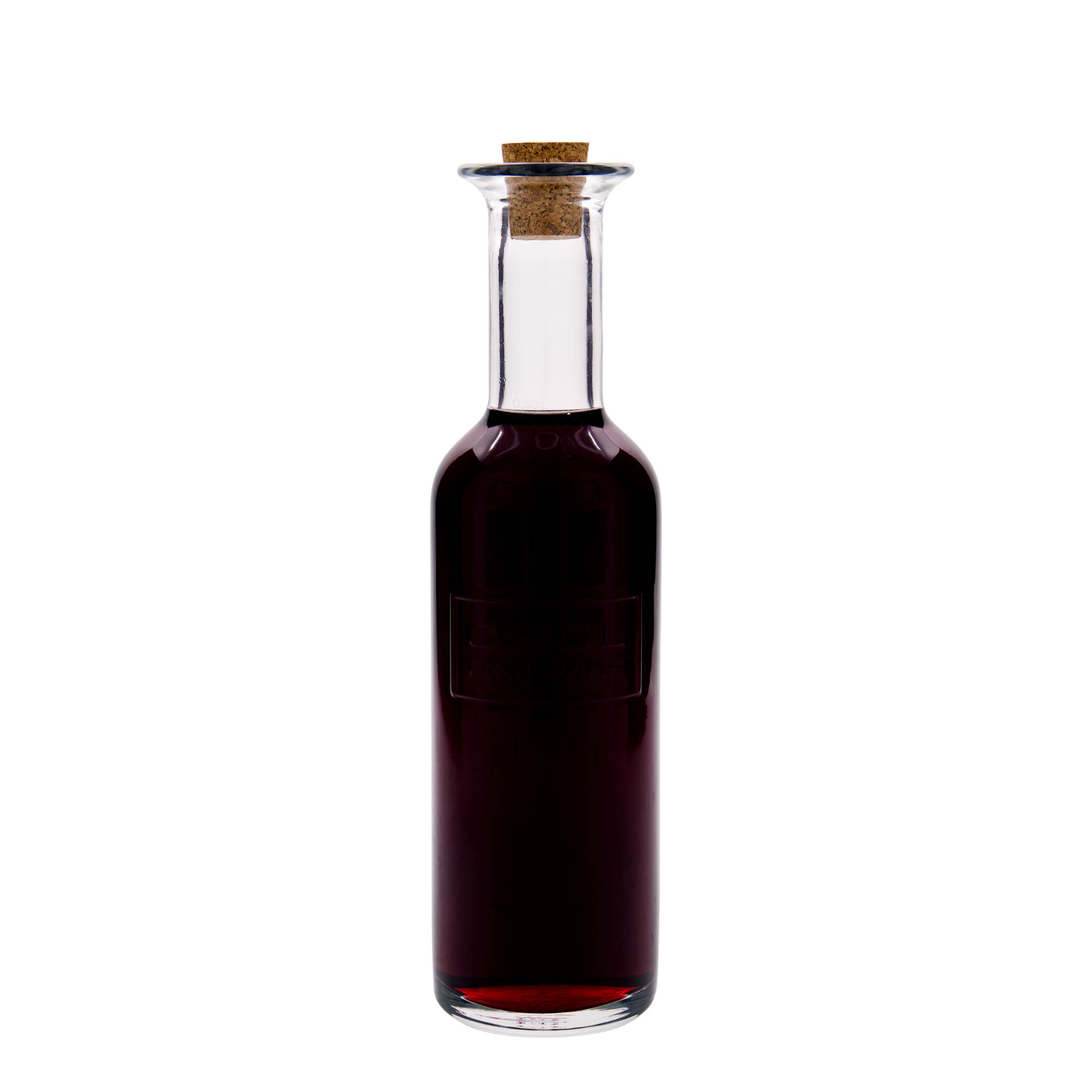 500 ml glassflaske 'Optima Fine Wine', åpning: kork
