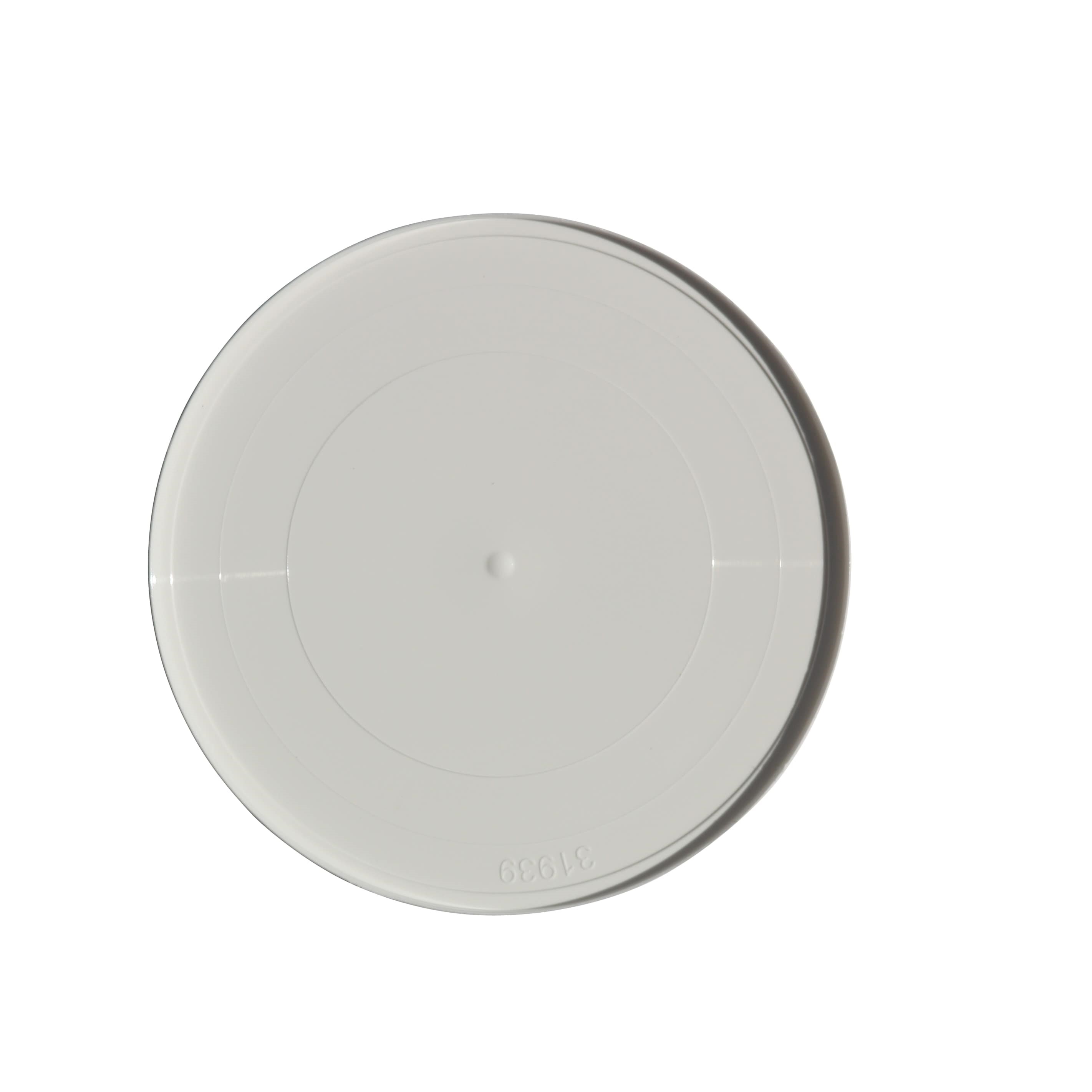 Dekkskive for 15 ml "Bianca", PP-plast, hvit