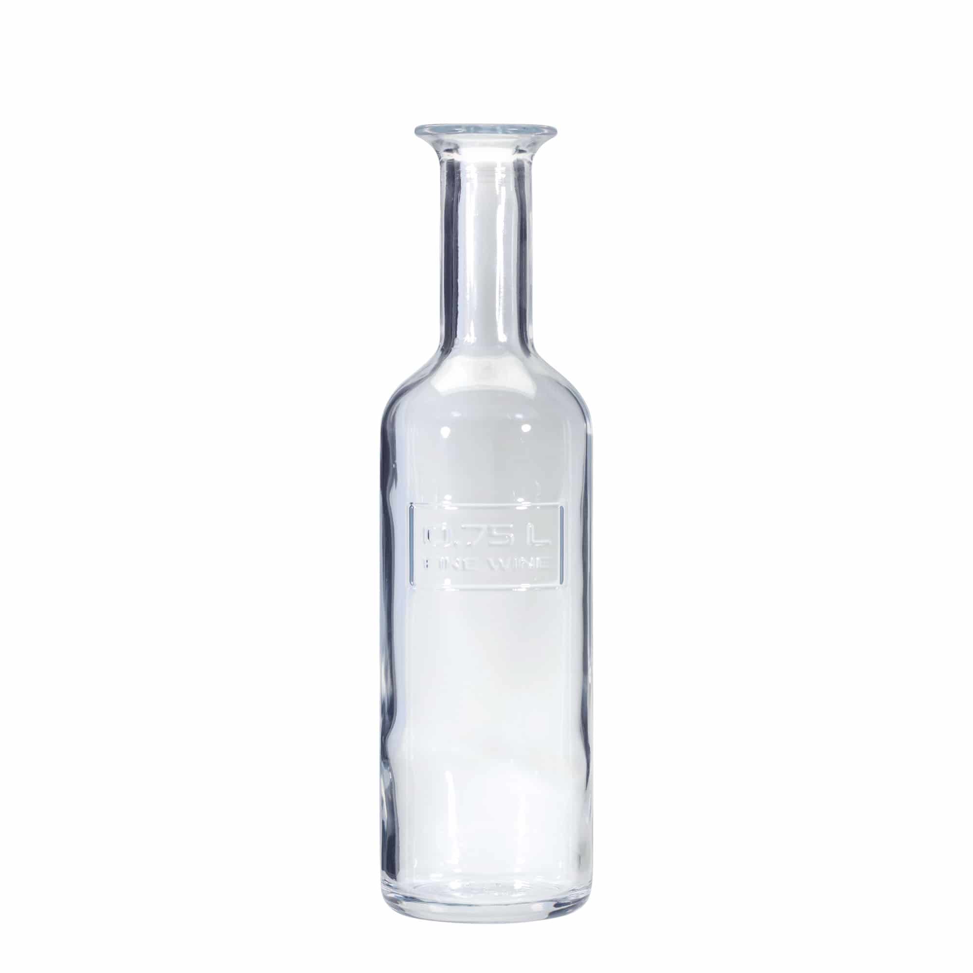 750 ml glassflaske 'Optima Fine Wine', åpning: kork