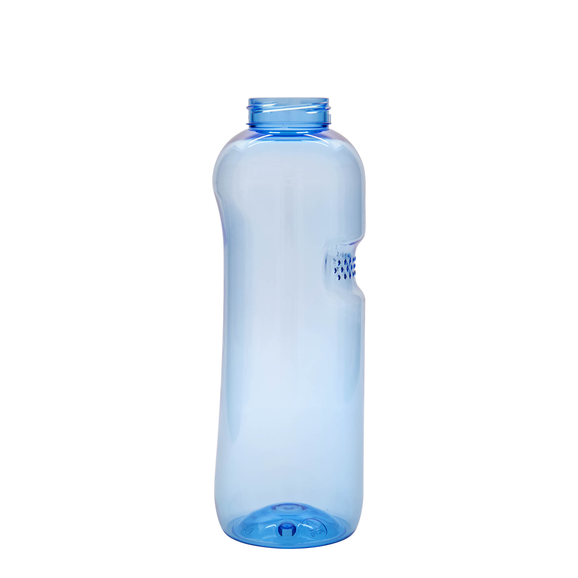 1.000 ml PET-drikkeflaske 'Kavodrink', plast, blå 1.000 ml PET-drikkeflaske 'Kavodrink', plast, blå