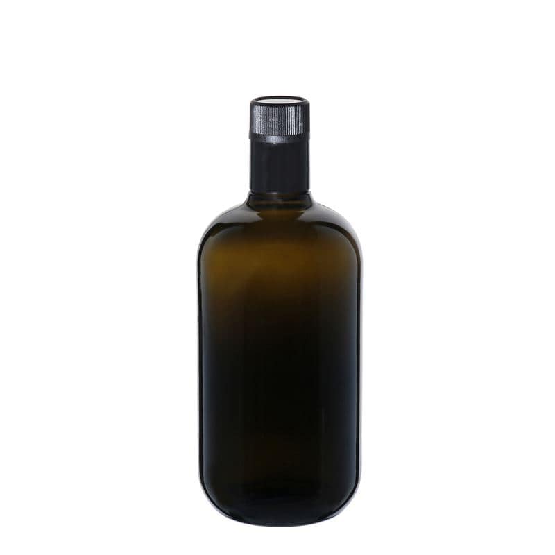 750 ml eddik-/oljeflaske "Biolio", glass, antikkgrønn, åpning: DOP