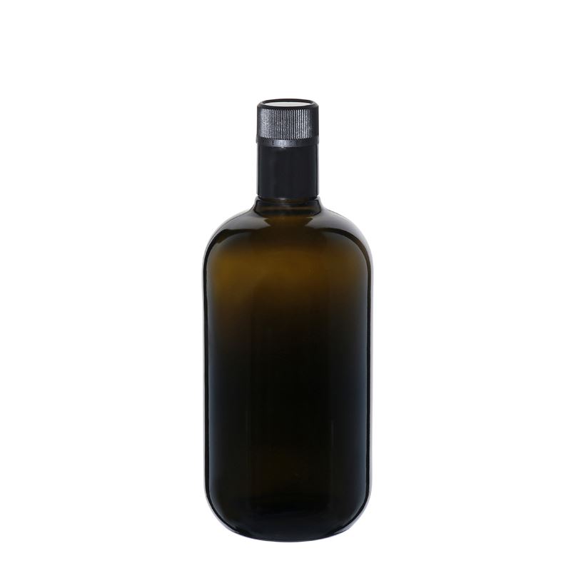 750 ml eddik-/oljeflaske 'Biolio', glass, antikkgrønn, åpning: DOP